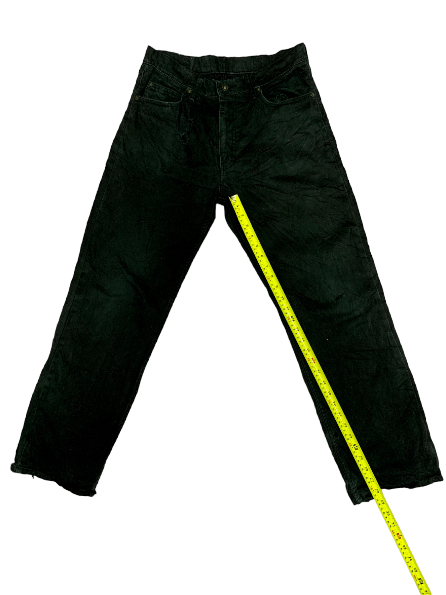 Levi's × Levi's Vintage Clothing Vintage 90s Levis 502 Loose Black Jeans Size US 29 - 13 Thumbnail