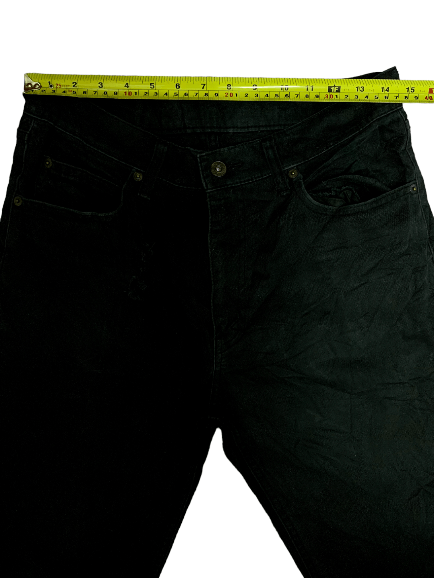 Levi's × Levi's Vintage Clothing Vintage 90s Levis 502 Loose Black Jeans Size US 29 - 10 Thumbnail