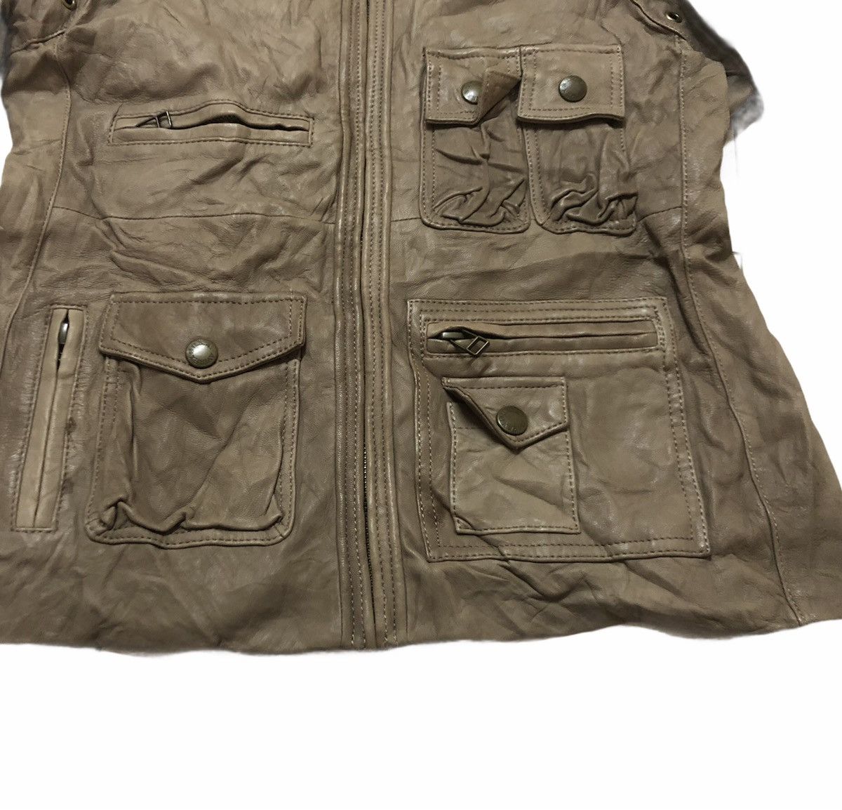 Avirex × Genuine Leather Vintage Avirex Leather Jacket Very Rare Design Size US M / EU 48-50 / 2 - 5 Thumbnail