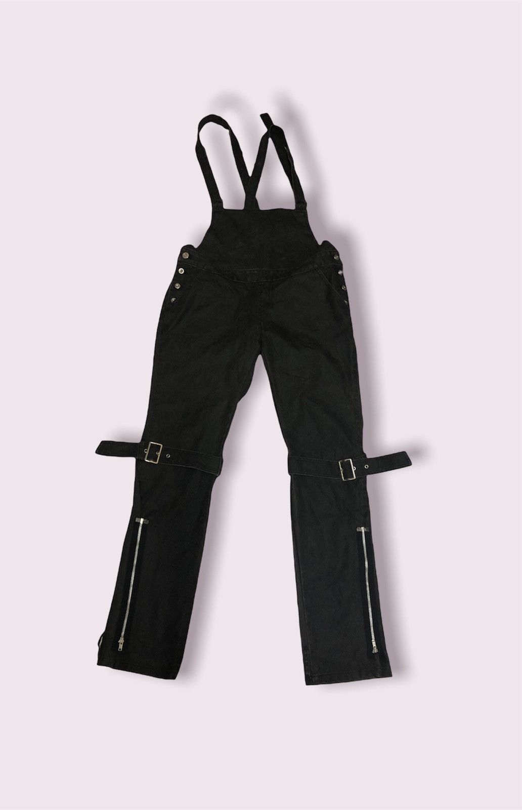 Designer × Japanese Brand Batsu Club Division Overall Jumpsuit Punk Design Size US 36 / EU 52 - 1 Thumbnail