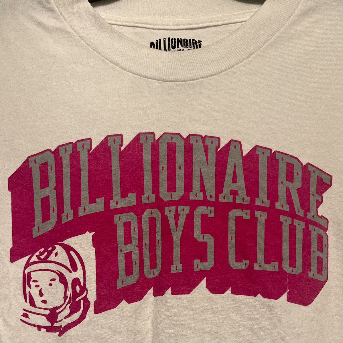 Billionaire Boys Club Billionaire Boys Club white tee pink/silver logo tee Size US XL / EU 56 / 4 - 2 Thumbnail