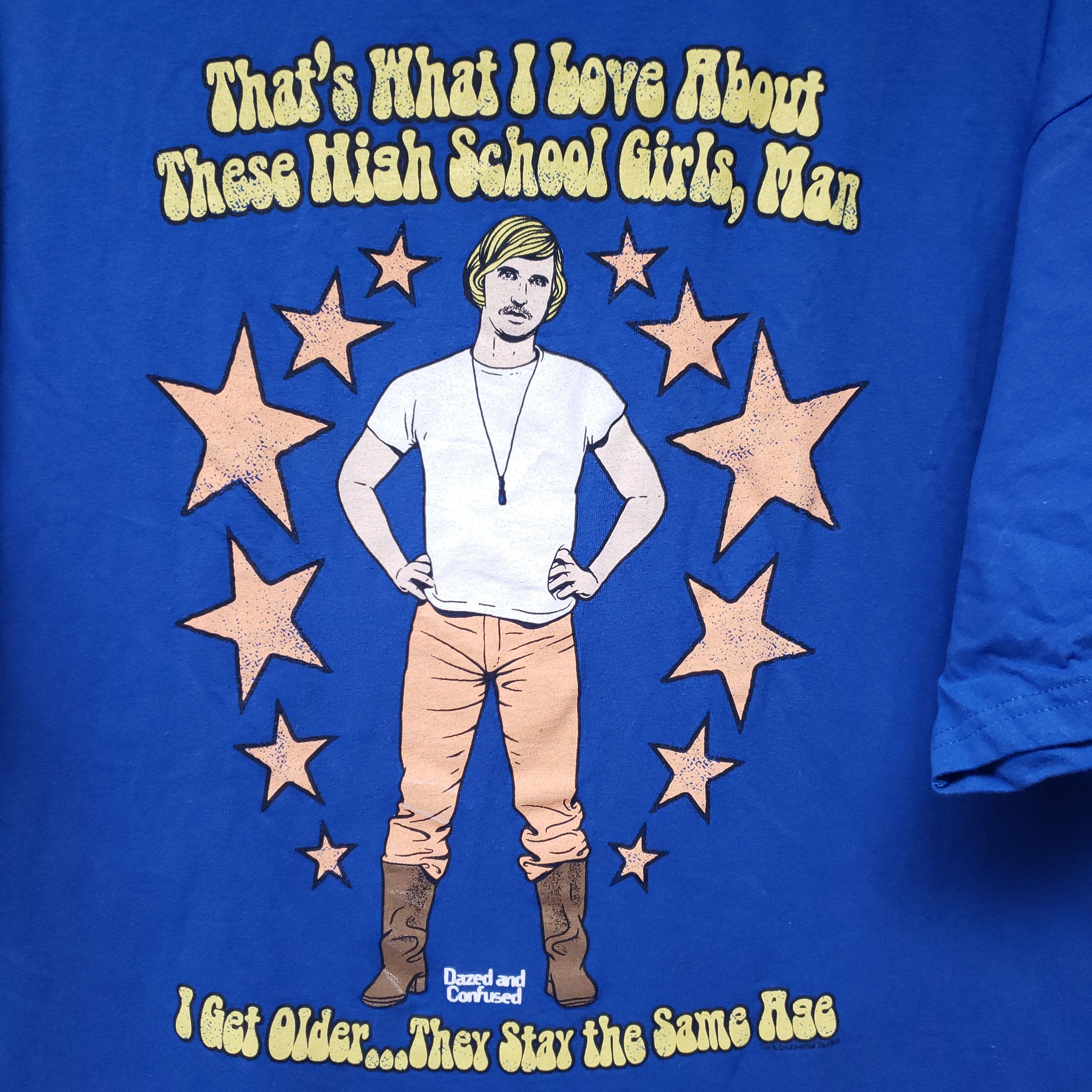 Vintage Vintage Dazed & Confused Movie Promo Graphic T-Shirt Size US XXL / EU 58 / 5 - 4 Thumbnail