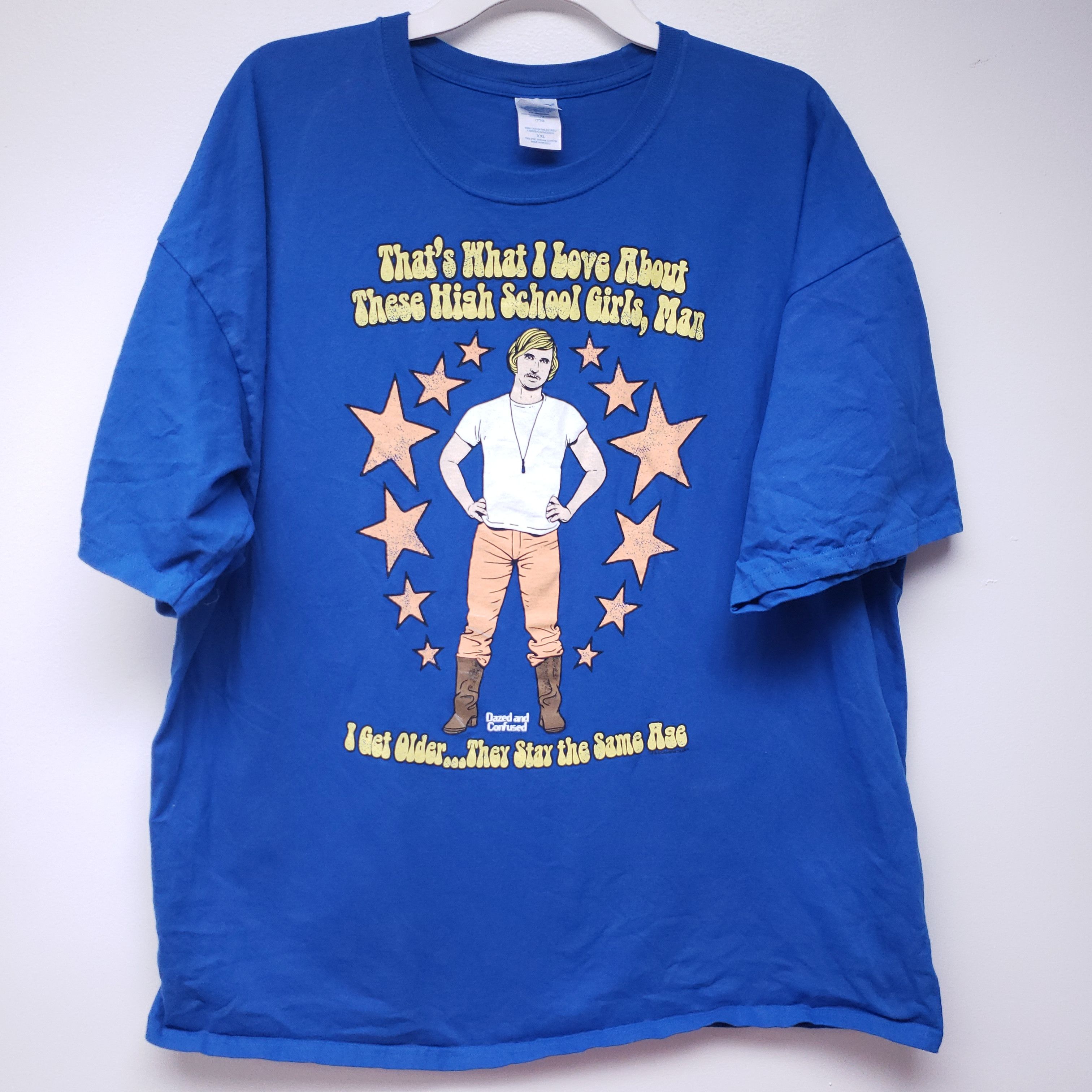 Vintage Vintage Dazed & Confused Movie Promo Graphic T-Shirt Size US XXL / EU 58 / 5 - 1 Thumbnail