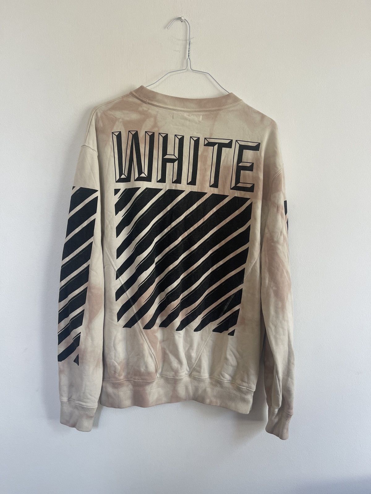 Off white Tie Dye 3D sweatshirt