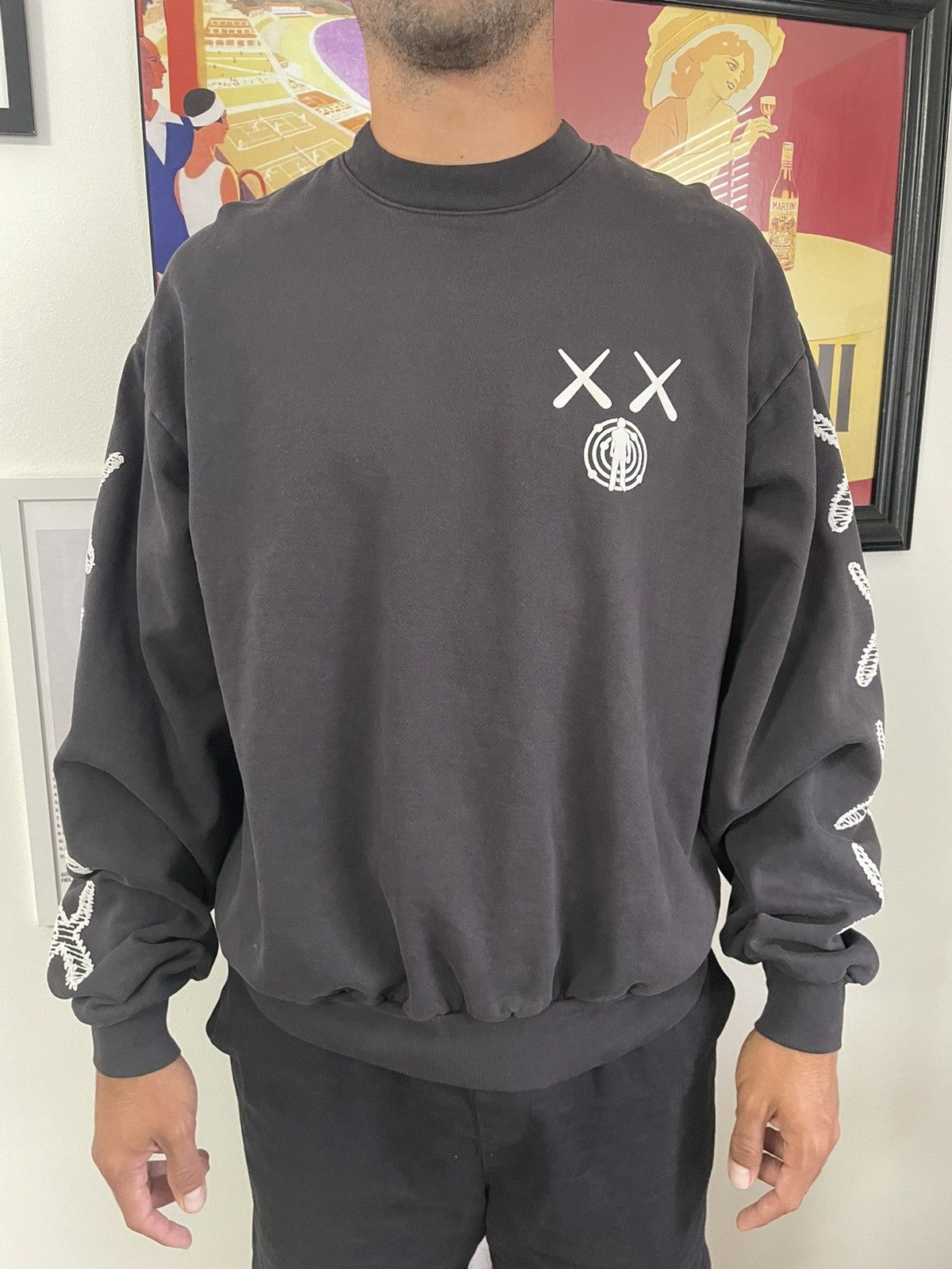 Kaws × Kid Cudi KAWS For Kid Cudi Moon Man Back Print