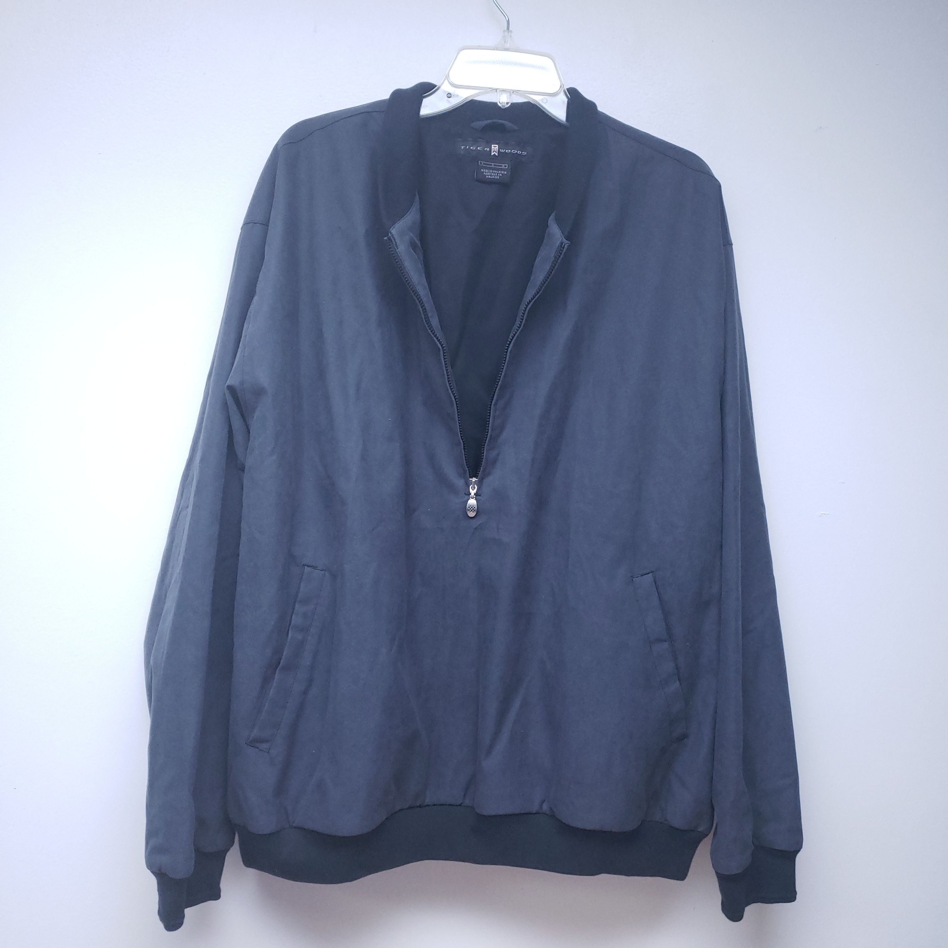 Nike × Tiger Woods × Vintage Vintage Tiger Woods Nike Golf 1/4 Zip-Up Jacket Size US L / EU 52-54 / 3 - 6 Thumbnail
