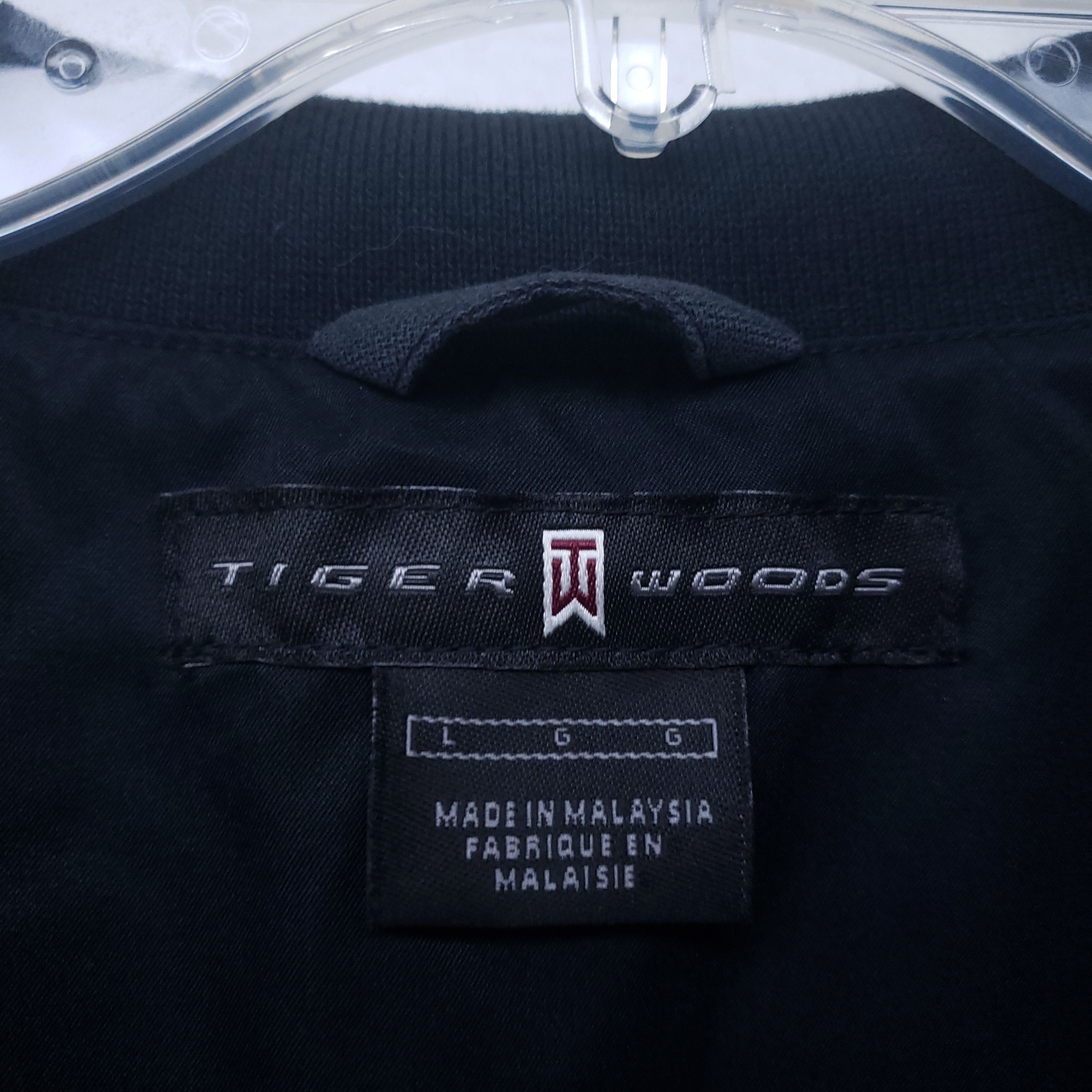 Nike × Tiger Woods × Vintage Vintage Tiger Woods Nike Golf 1/4 Zip-Up Jacket Size US L / EU 52-54 / 3 - 3 Thumbnail
