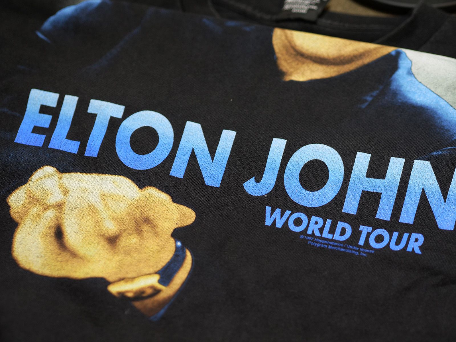 Band Tees Official Elton John vintage world tour 1997 t-shirt Size US XL / EU 56 / 4 - 5 Thumbnail