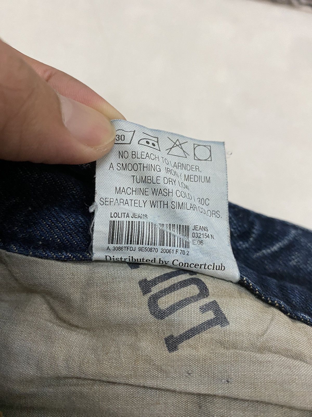 Hysteric Glamour × Japanese Brand Japanese Brand Lolita Fade Denim Pants Size US 33 - 8 Thumbnail
