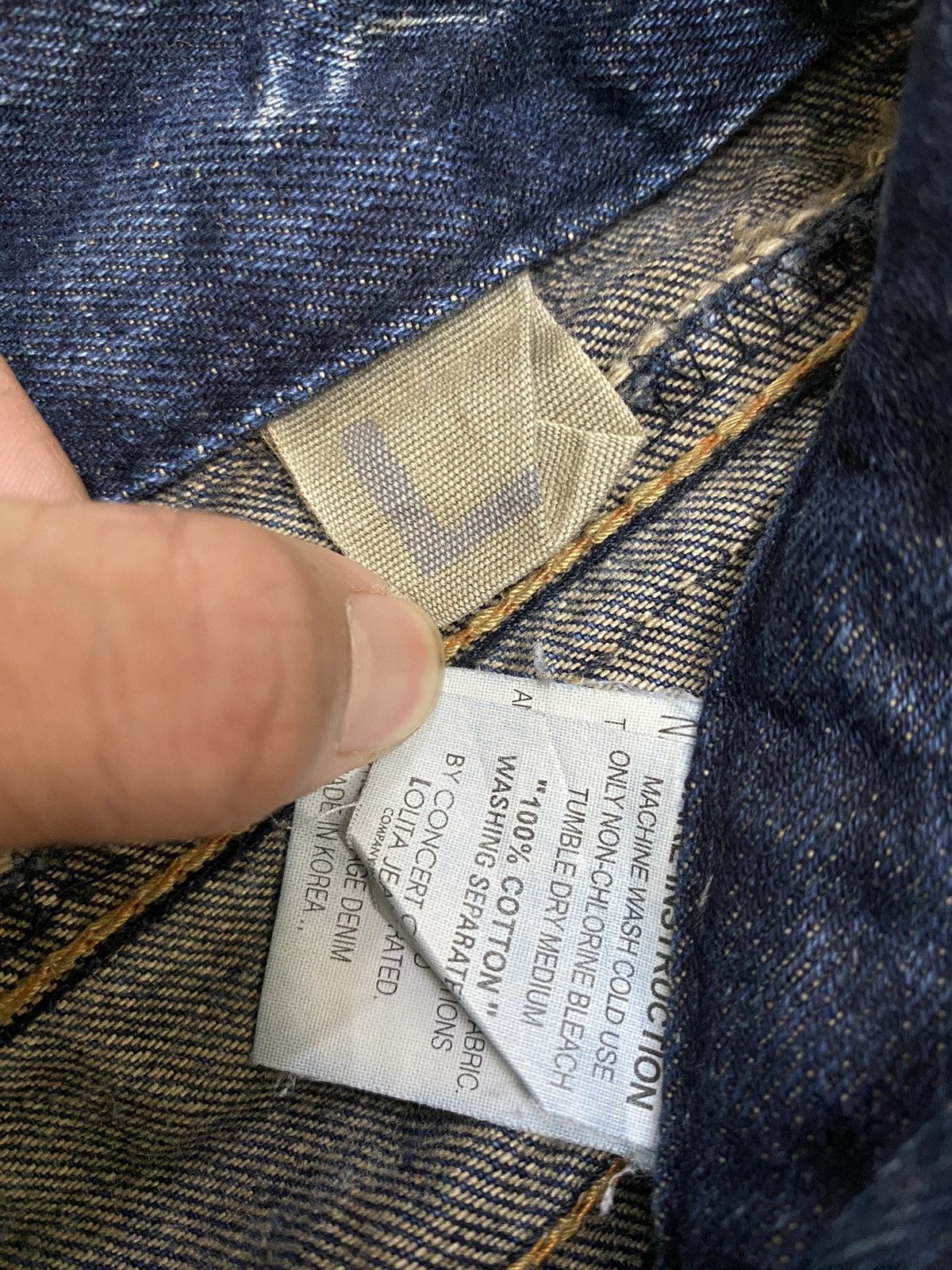 Hysteric Glamour × Japanese Brand Japanese Brand Lolita Fade Denim Pants Size US 33 - 9 Thumbnail
