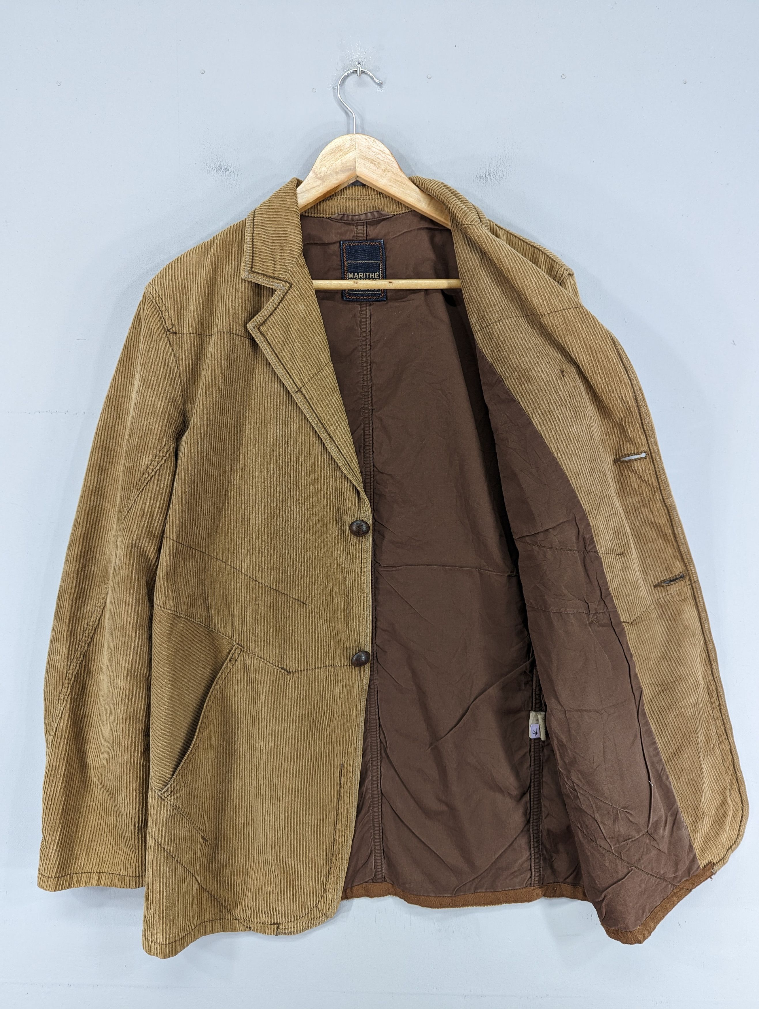Marithe + Francois Girbaud 🔥RARE🔥Marithe Francois Girbaud Corduroy Blazer Jacket Size US M / EU 48-50 / 2 - 6 Thumbnail
