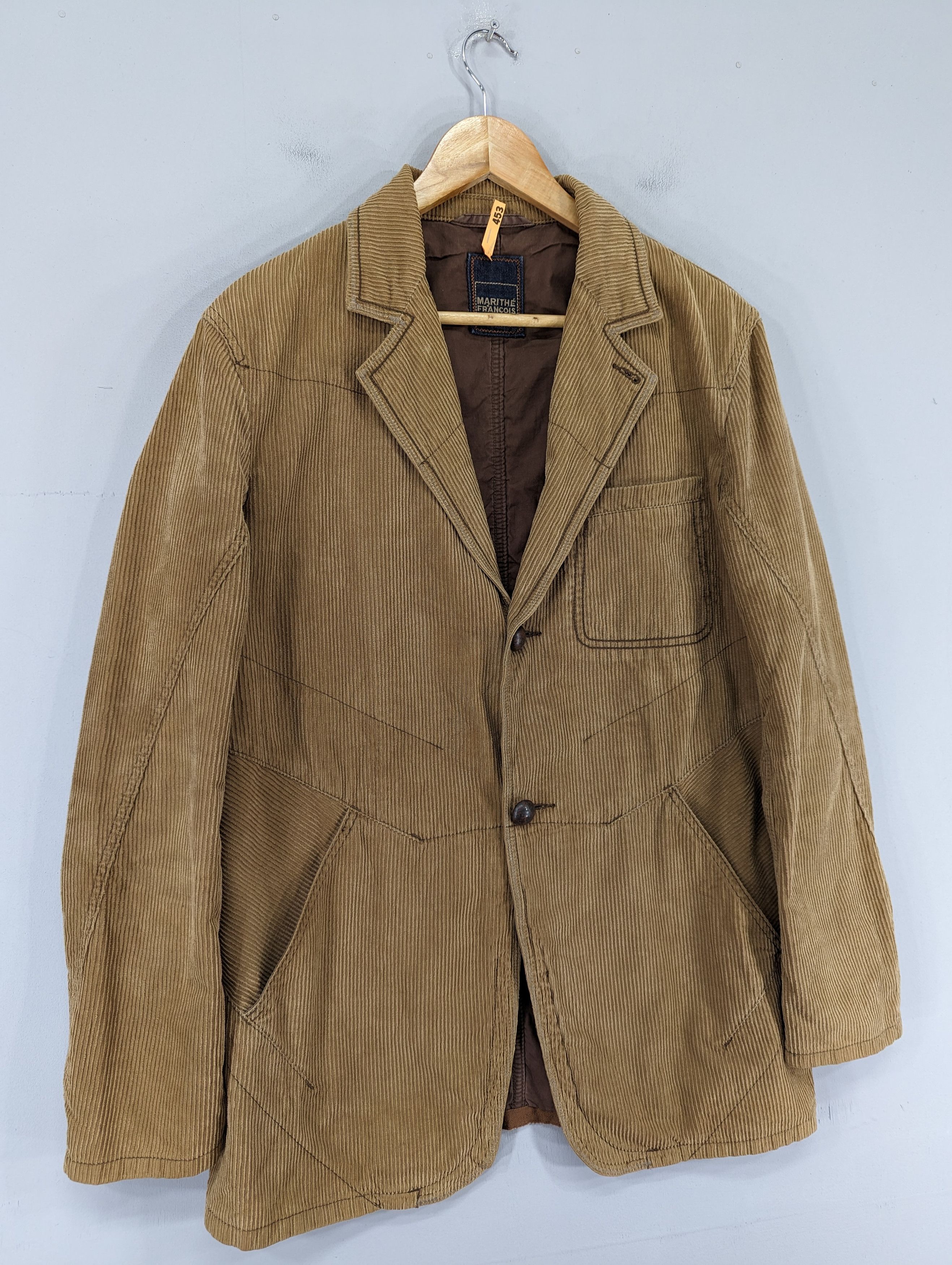 Marithe + Francois Girbaud 🔥RARE🔥Marithe Francois Girbaud Corduroy Blazer Jacket Size US M / EU 48-50 / 2 - 2 Thumbnail