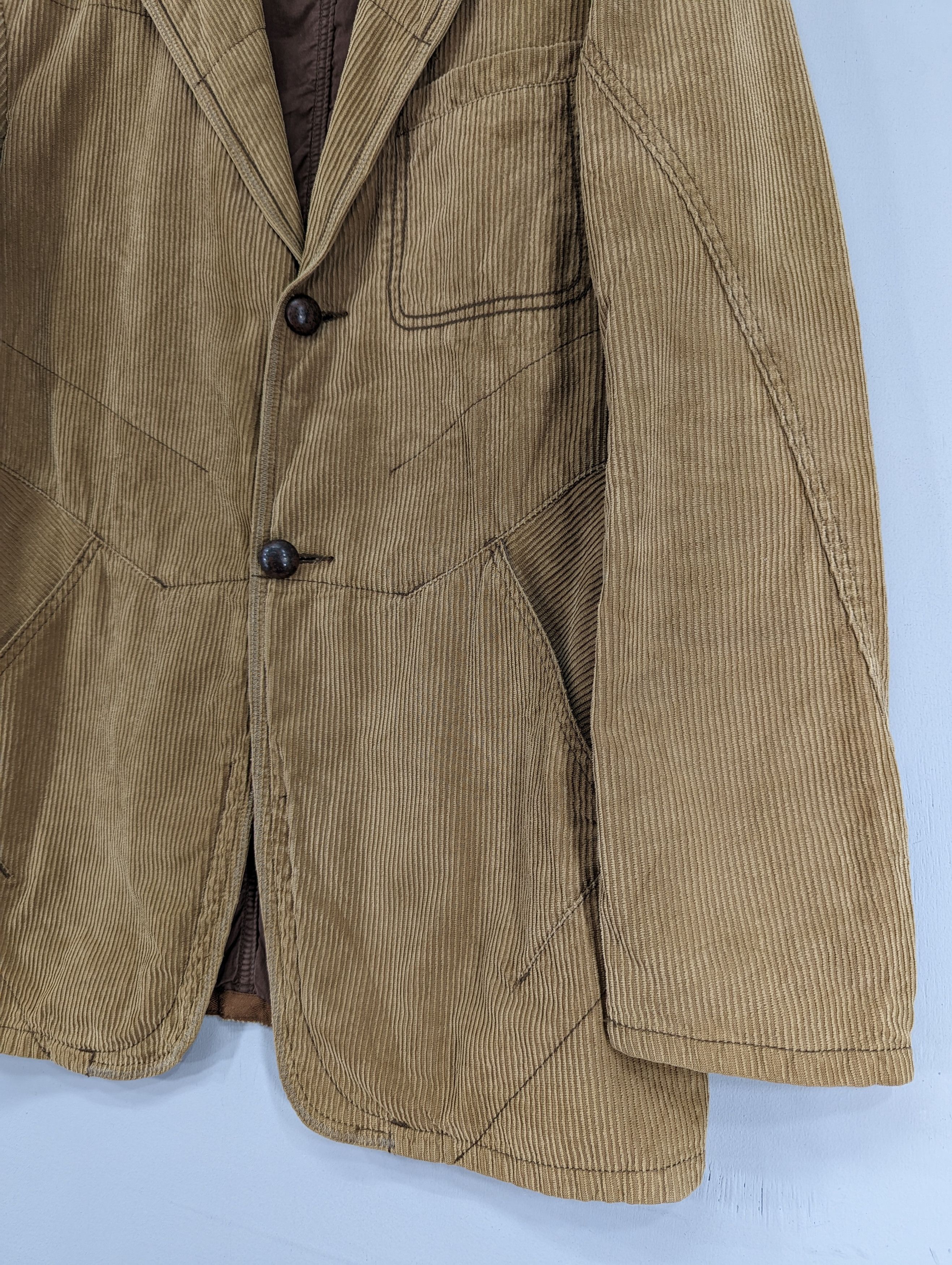 Marithe + Francois Girbaud 🔥RARE🔥Marithe Francois Girbaud Corduroy Blazer Jacket Size US M / EU 48-50 / 2 - 5 Thumbnail