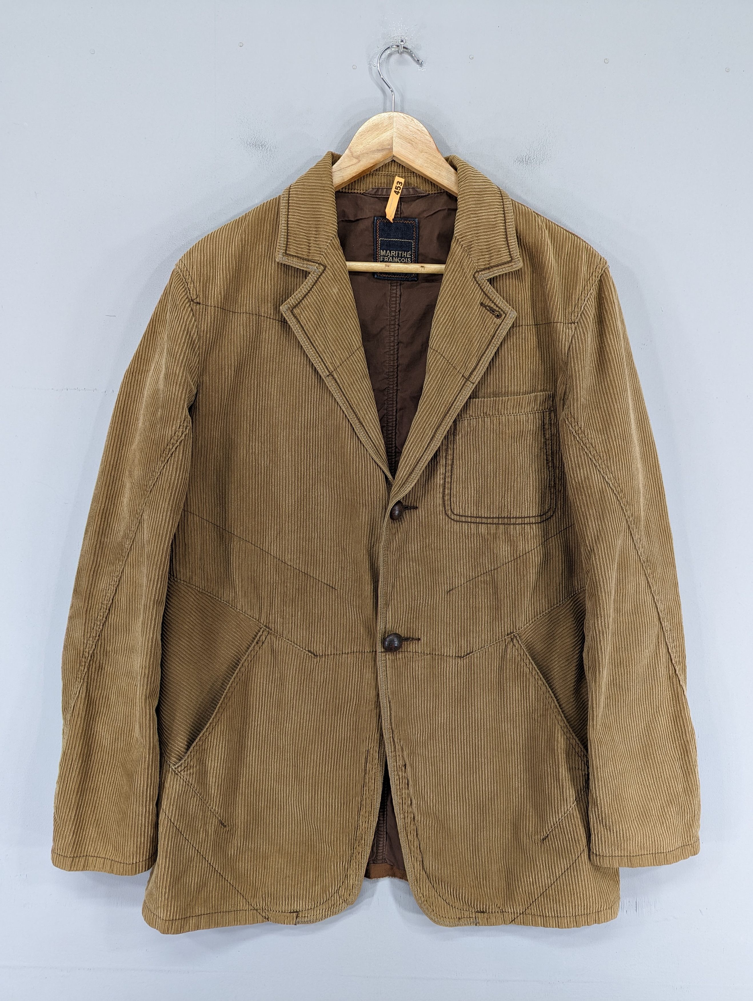 Marithe + Francois Girbaud 🔥RARE🔥Marithe Francois Girbaud Corduroy Blazer Jacket Size US M / EU 48-50 / 2 - 1 Thumbnail