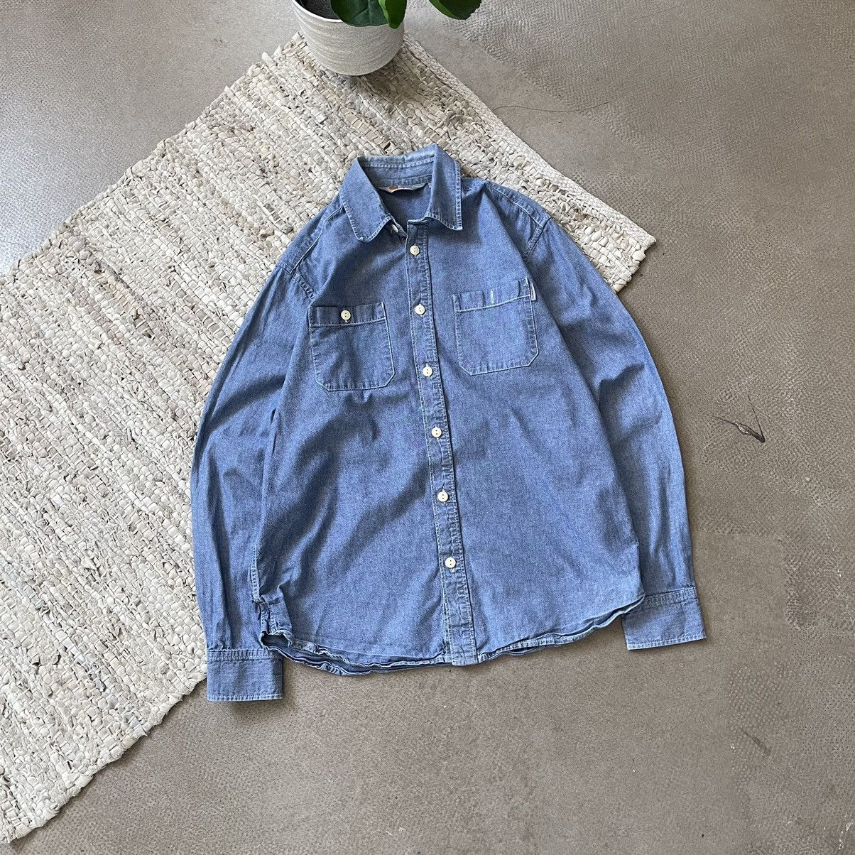 Vintage Vintage Carhartt Denim Shirt | Grailed