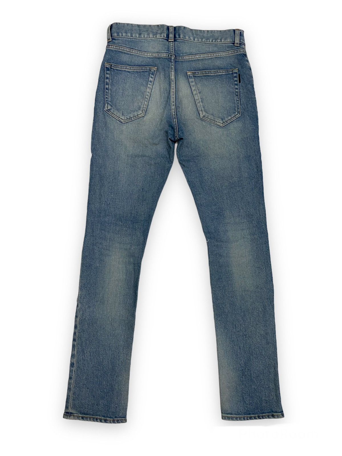 Saint Laurent Paris Saint Laurent Distressed Style Denim Pant Size US 29 - 4 Thumbnail