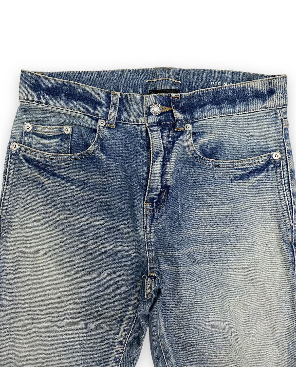 Saint Laurent Paris Saint Laurent Distressed Style Denim Pant Size US 29 - 6 Thumbnail
