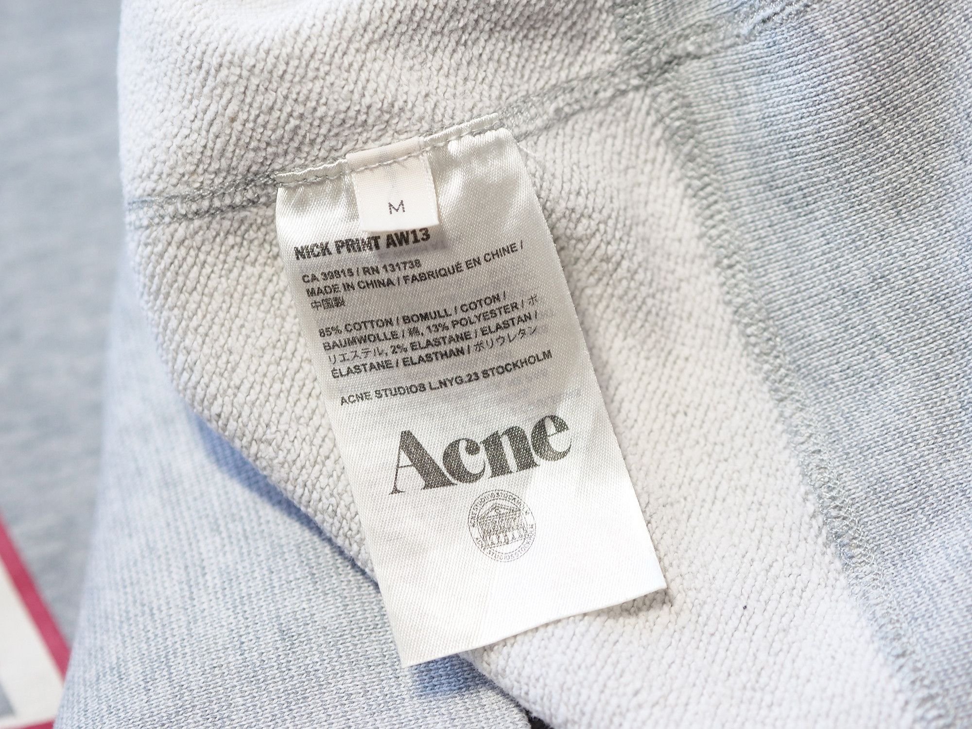 Acne Studios Acne Studios mick print magnetic sweatshirt Size US M / EU 48-50 / 2 - 6 Thumbnail