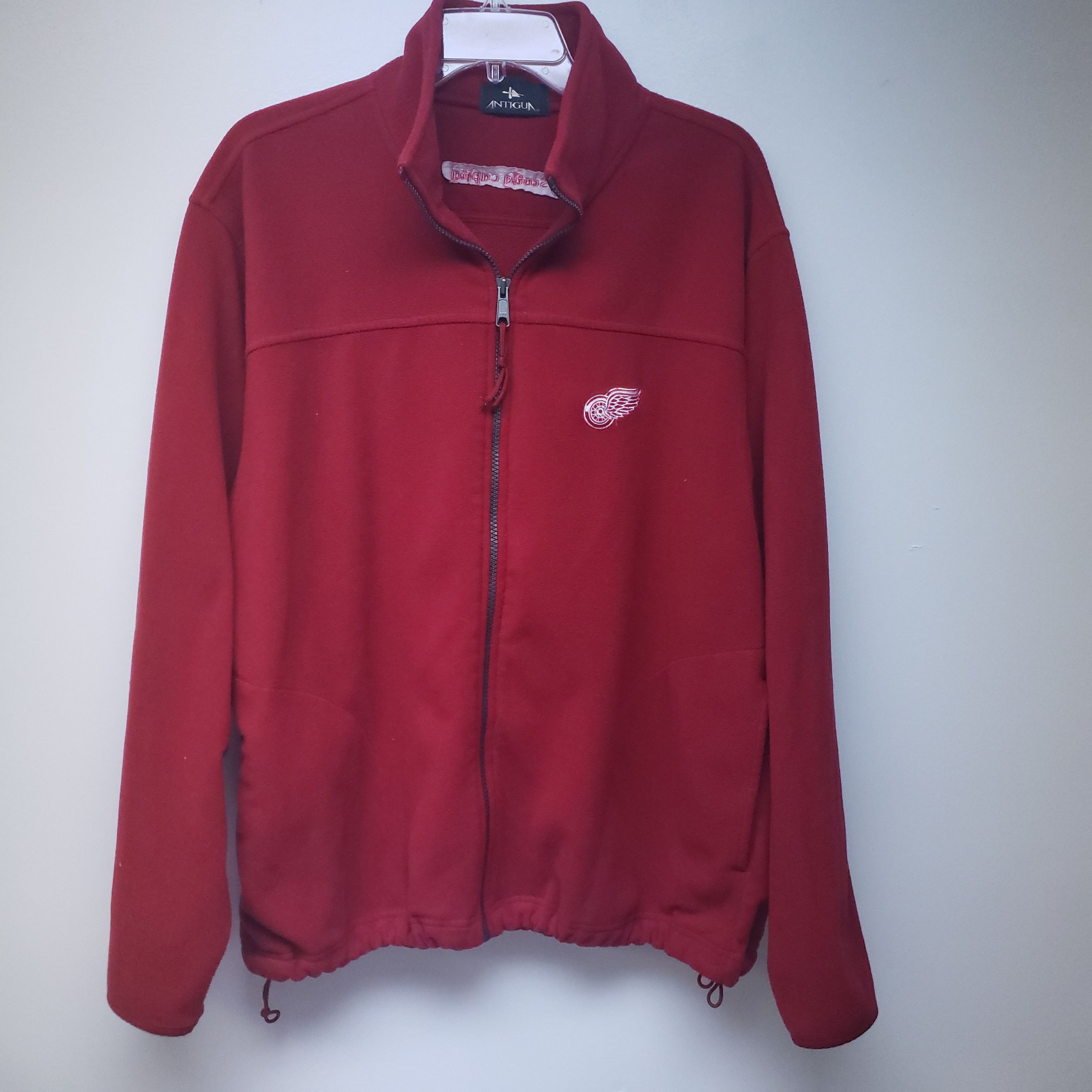 NHL × Vintage Vintage Detroit Red Wings Full Zip-Up Fleece Jacket Size US L / EU 52-54 / 3 - 1 Thumbnail