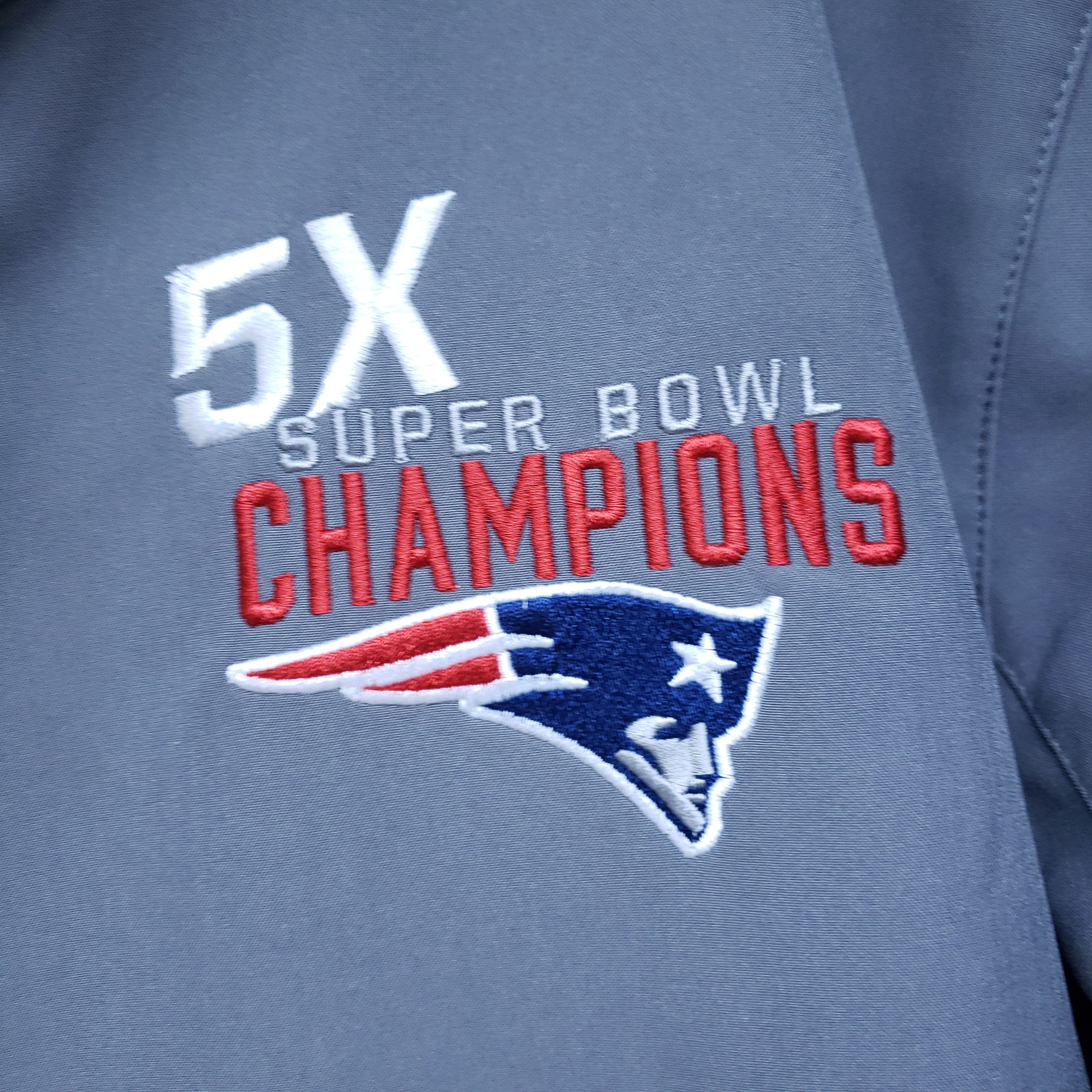 NFL New England Patriots 5x Super Bowl Champions Jacket Size US L / EU 52-54 / 3 - 4 Thumbnail