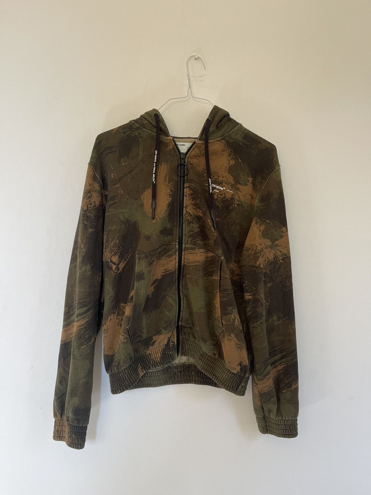 Off-White Off white camouflage zip up sweatshirt Size US S / EU 44-46 / 1 - 10 Thumbnail