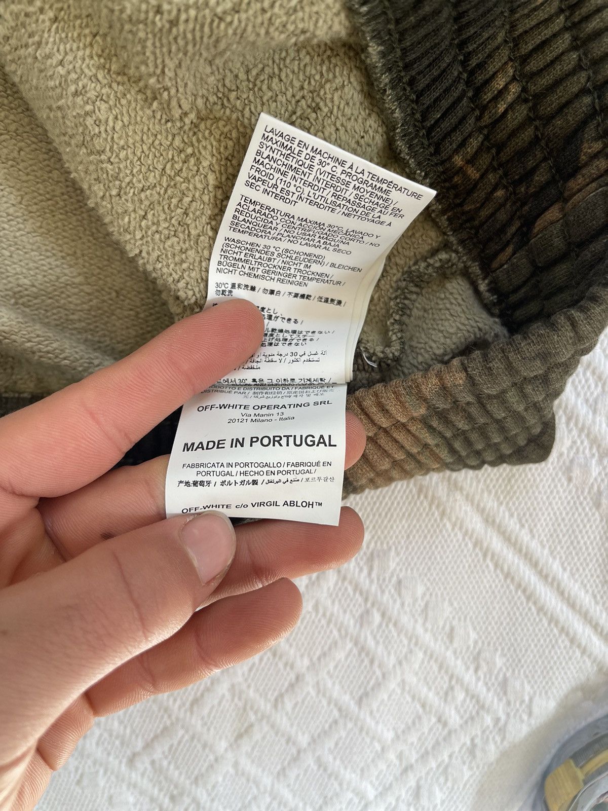 Off-White Off white camouflage zip up sweatshirt Size US S / EU 44-46 / 1 - 22 Thumbnail