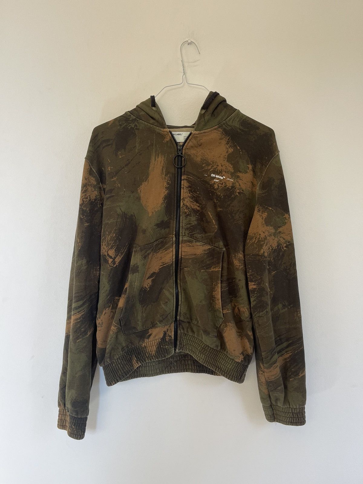 Off-White Off white camouflage zip up sweatshirt Size US S / EU 44-46 / 1 - 3 Thumbnail