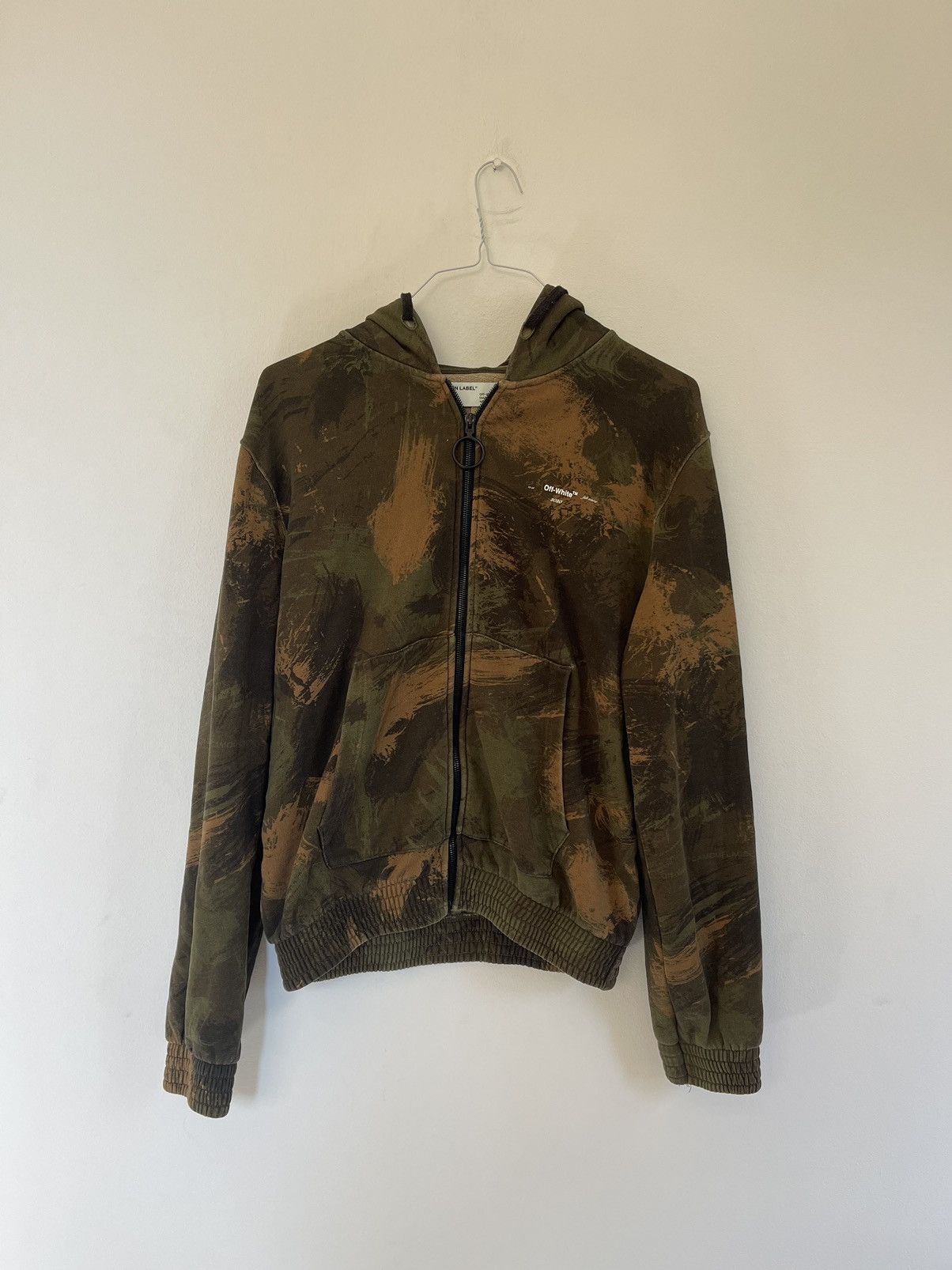Off-White Off white camouflage zip up sweatshirt Size US S / EU 44-46 / 1 - 1 Thumbnail