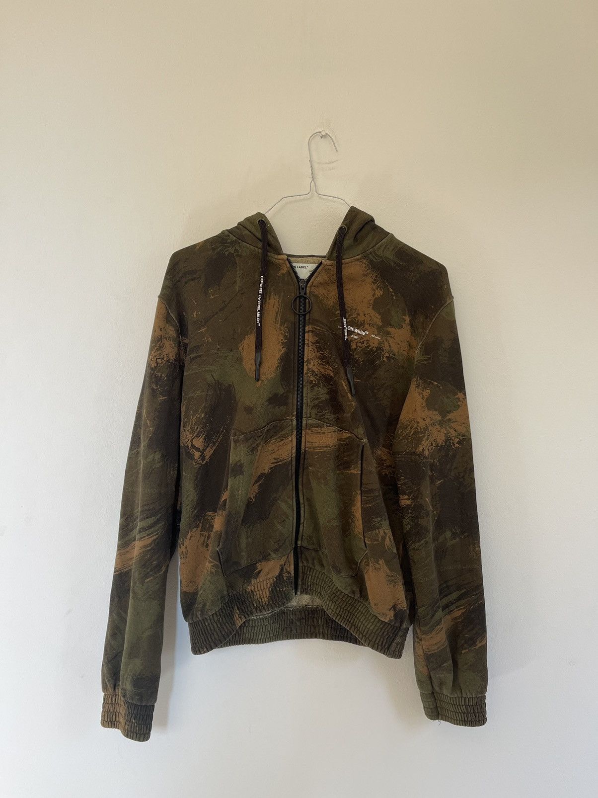 Off-White Off white camouflage zip up sweatshirt Size US S / EU 44-46 / 1 - 9 Thumbnail