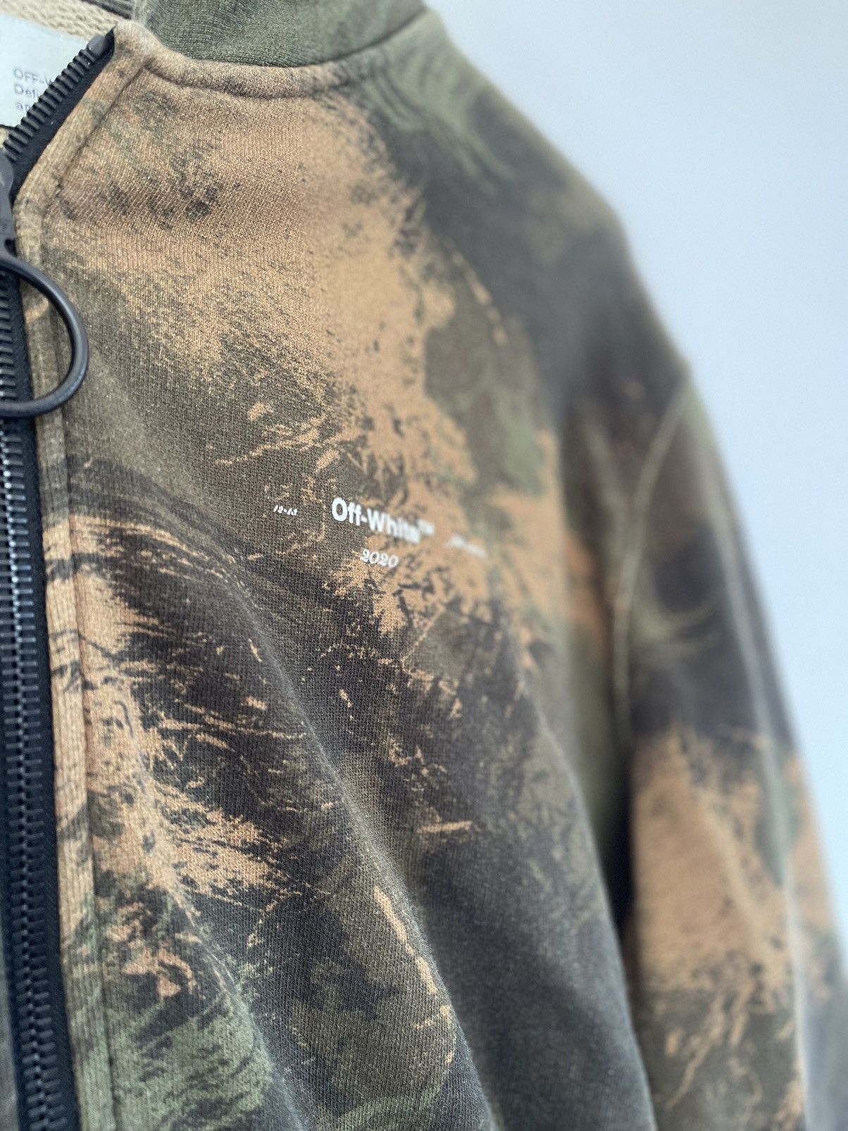 Off-White Off white camouflage zip up sweatshirt Size US S / EU 44-46 / 1 - 7 Thumbnail