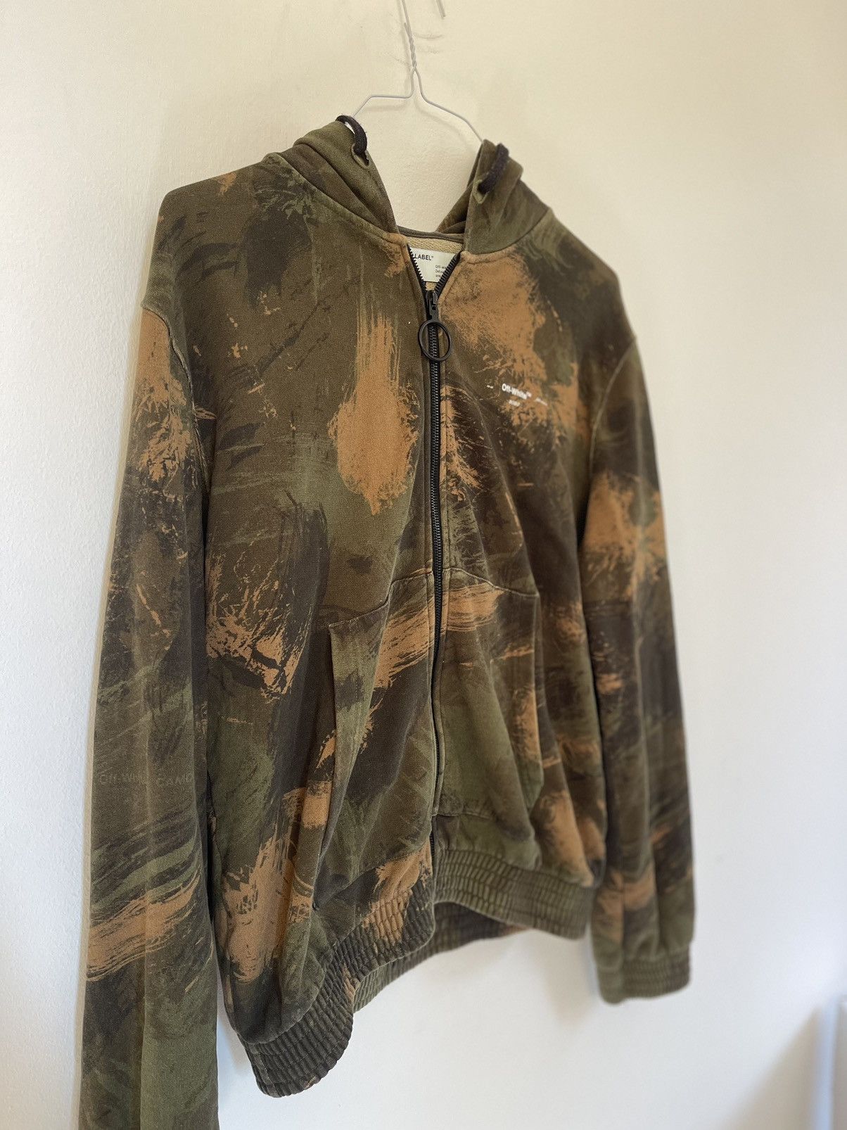 Off-White Off white camouflage zip up sweatshirt Size US S / EU 44-46 / 1 - 5 Thumbnail