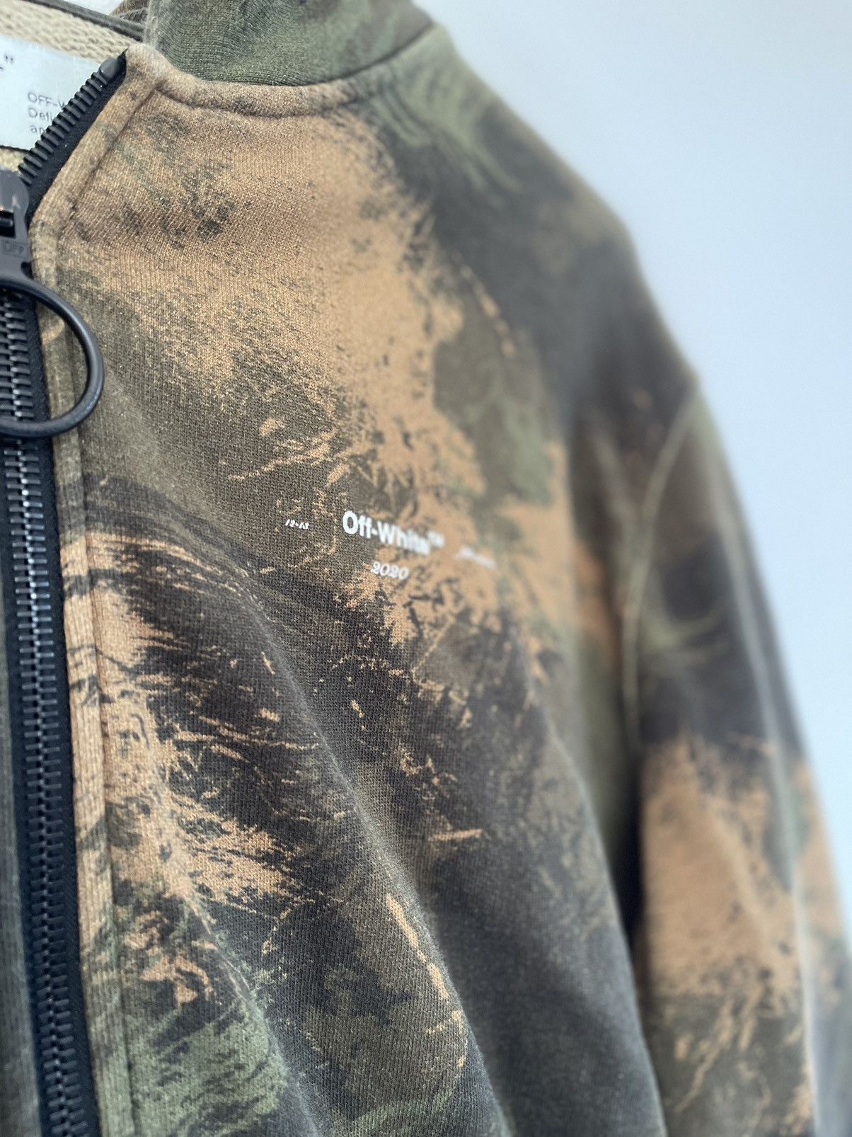 Off-White Off white camouflage zip up sweatshirt Size US S / EU 44-46 / 1 - 6 Thumbnail