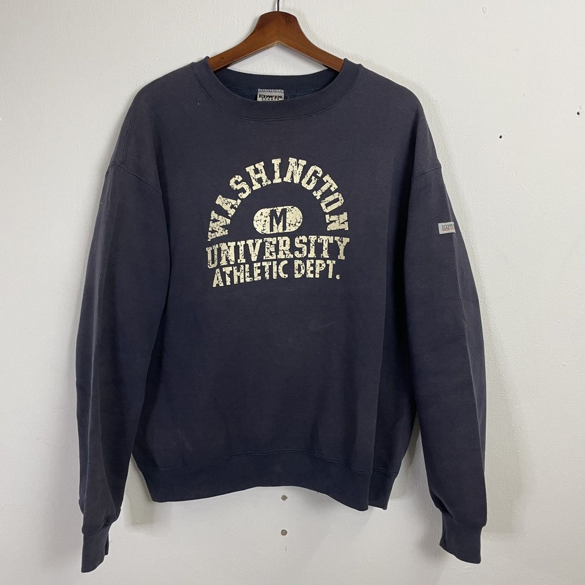 Edwin Vintage 90s Edwin University Crewneck Sweatshirt Size US L / EU 52-54 / 3 - 1 Thumbnail