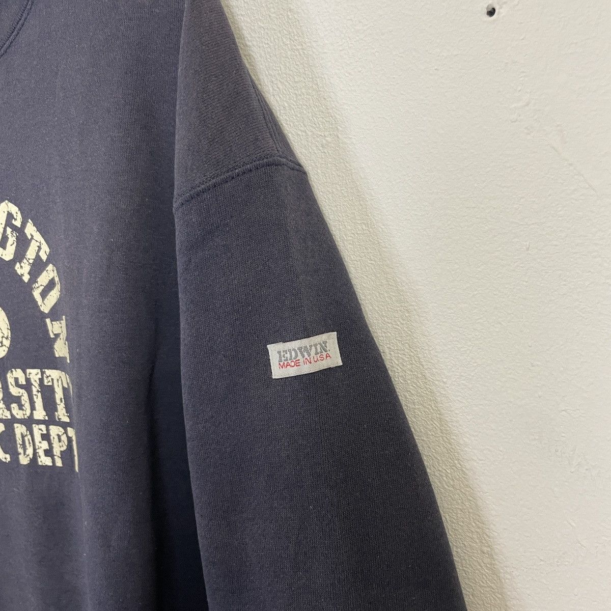 Edwin Vintage 90s Edwin University Crewneck Sweatshirt Size US L / EU 52-54 / 3 - 5 Thumbnail