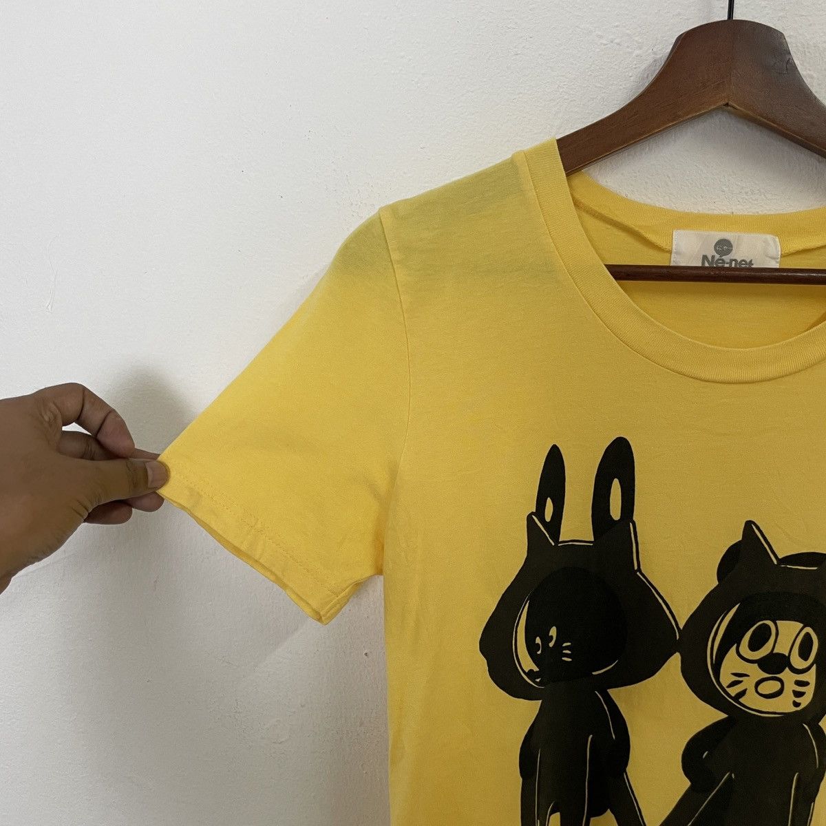 Issey Miyake Vintage Ne-net By Issey Miyake Big Logo Shirt Sleeve Tee Size M / US 6-8 / IT 42-44 - 2 Thumbnail