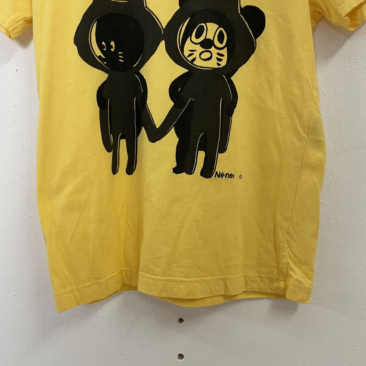 Issey Miyake Vintage Ne-net By Issey Miyake Big Logo Shirt Sleeve Tee Size M / US 6-8 / IT 42-44 - 4 Thumbnail