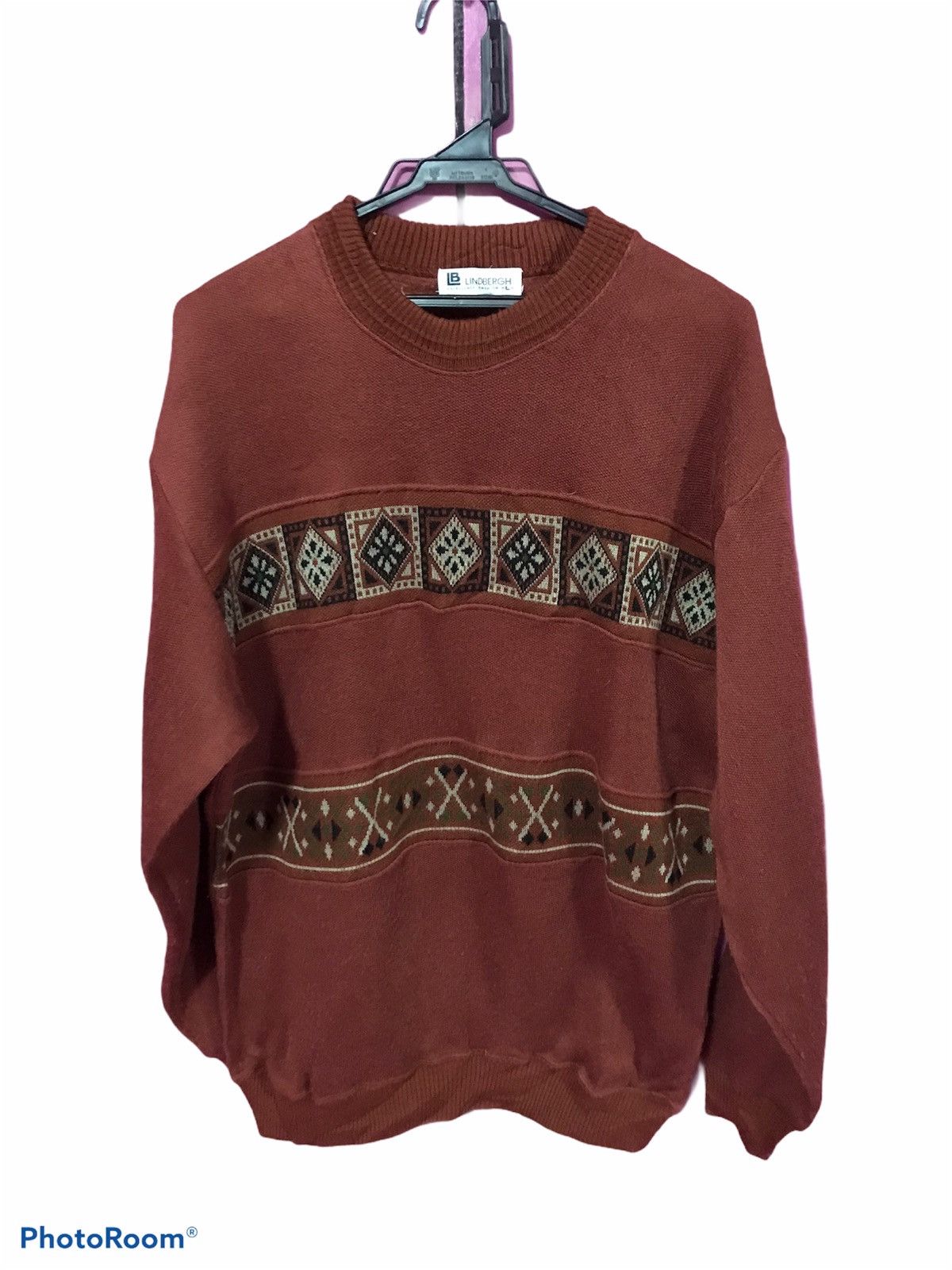 image of Lindbergh Sweatshirt Japan in Brown, Men's (Size Large)