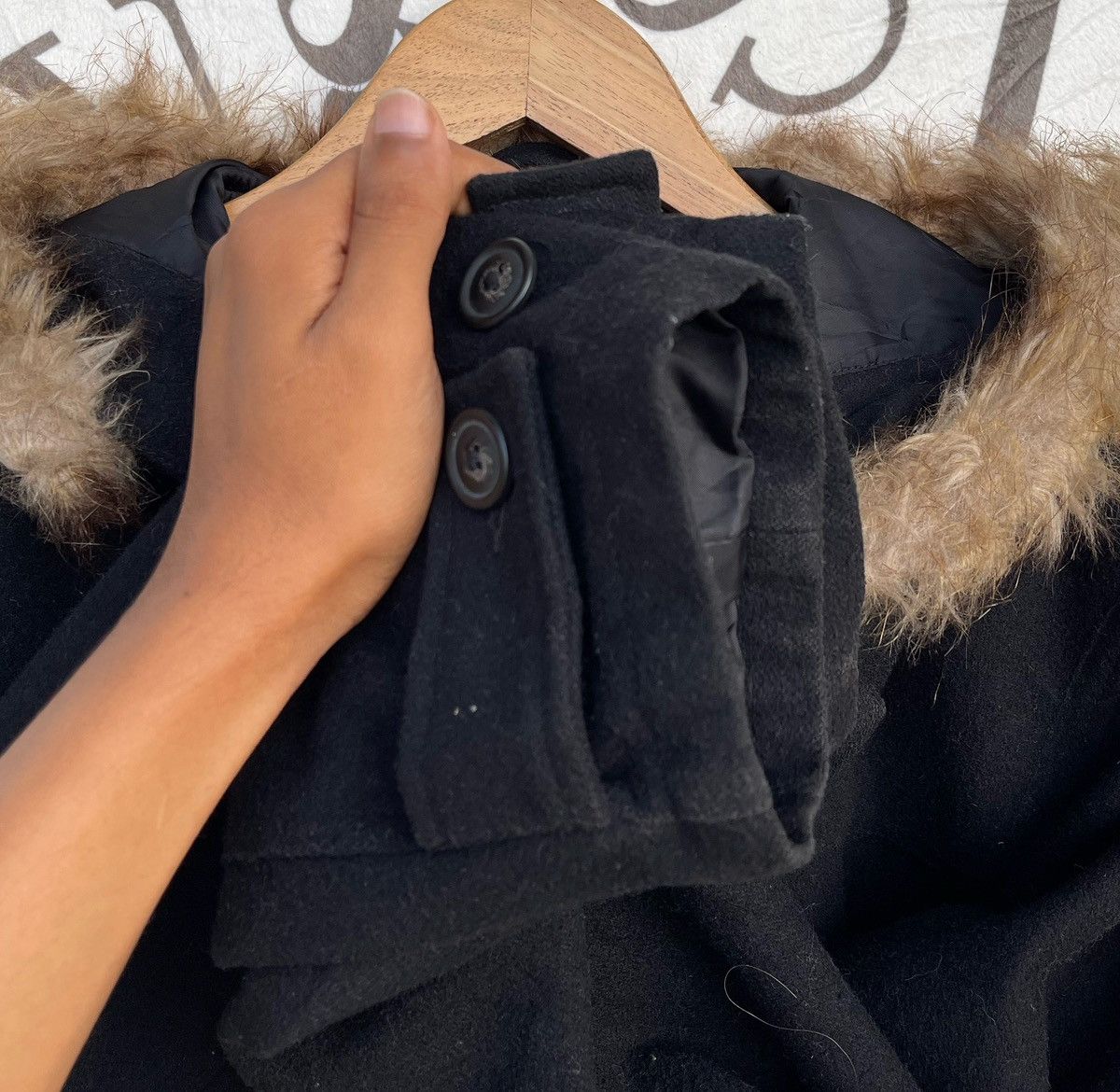 Woolrich Woolen Mills VINTAGE WOOLRICH DUFFLE JACKET WITH FAUX FUR HOOD Size US XL / EU 56 / 4 - 17 Thumbnail