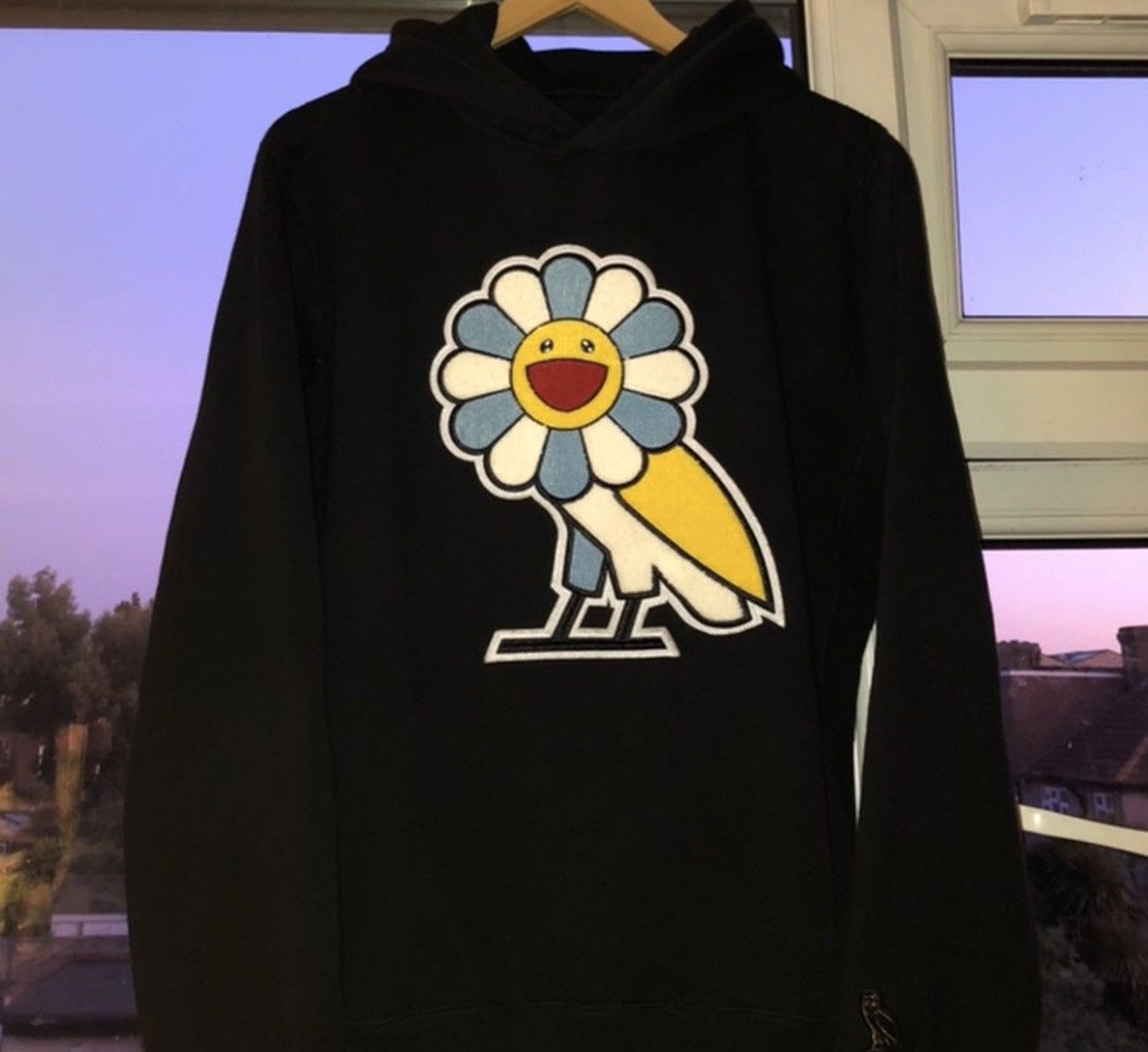 image of Octobers Very Own x Takashi Murakami Murakami X Ovo Hoodie in Black, Men's (Size Medium)