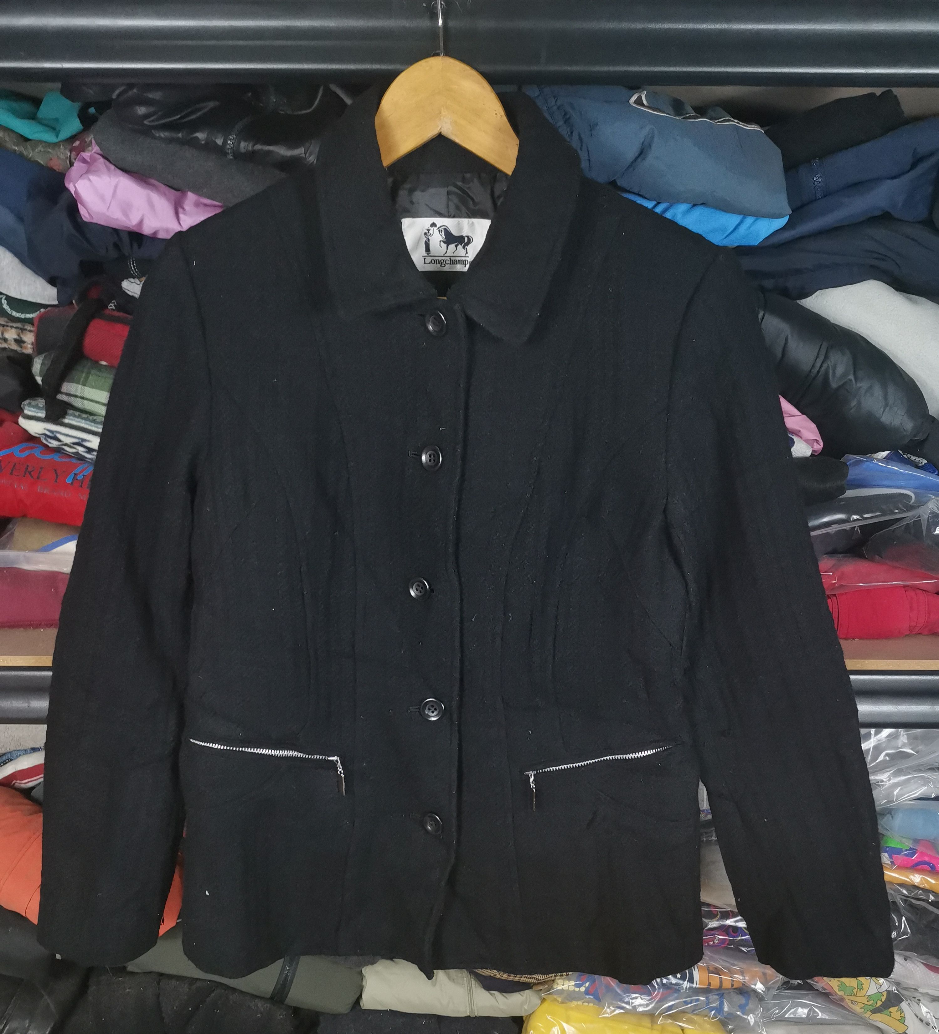 Longchamp Longchamp Women Nylon Jacket Size M / US 6-8 / IT 42-44 - 1 Thumbnail