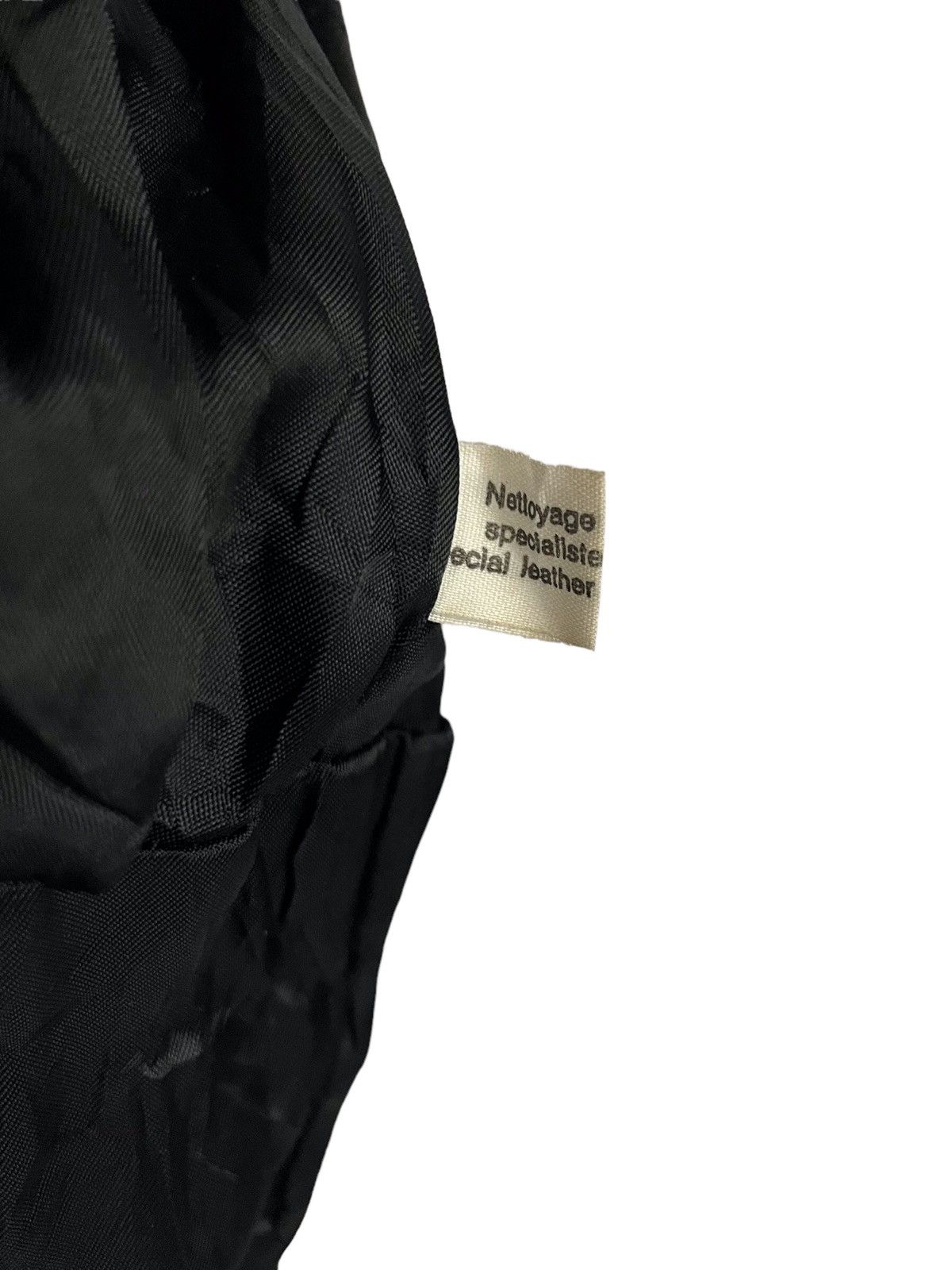 Japanese Brand Japanese Brand Black Leather Oversized Jacket Size ONE SIZE - 13 Thumbnail