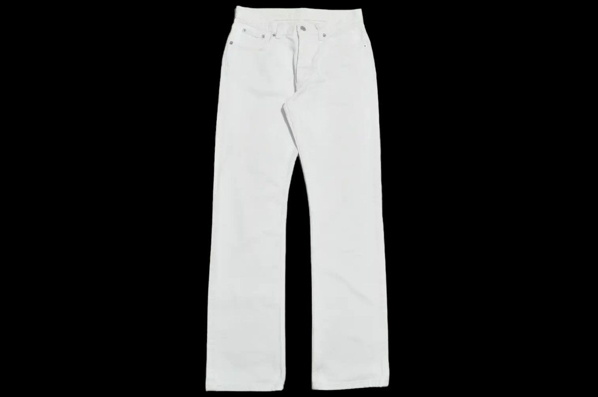 image of Archival Clothing x Helmut Lang Archivess03 Helmut Lang Vintage Broken Denim Painter in White (Size