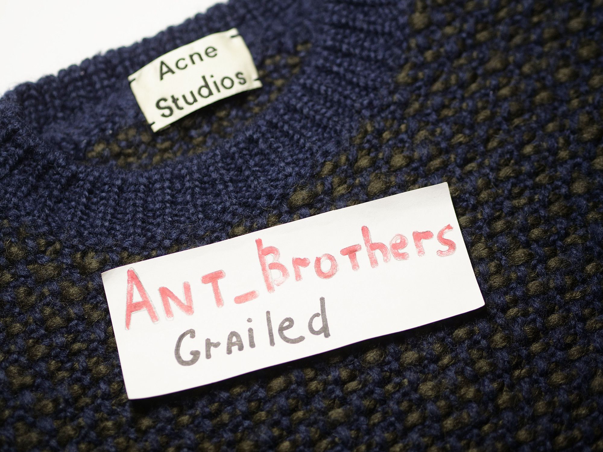 Acne Studios Acne Studios Kaapo PAW16 sweater Size US S / EU 44-46 / 1 - 6 Thumbnail