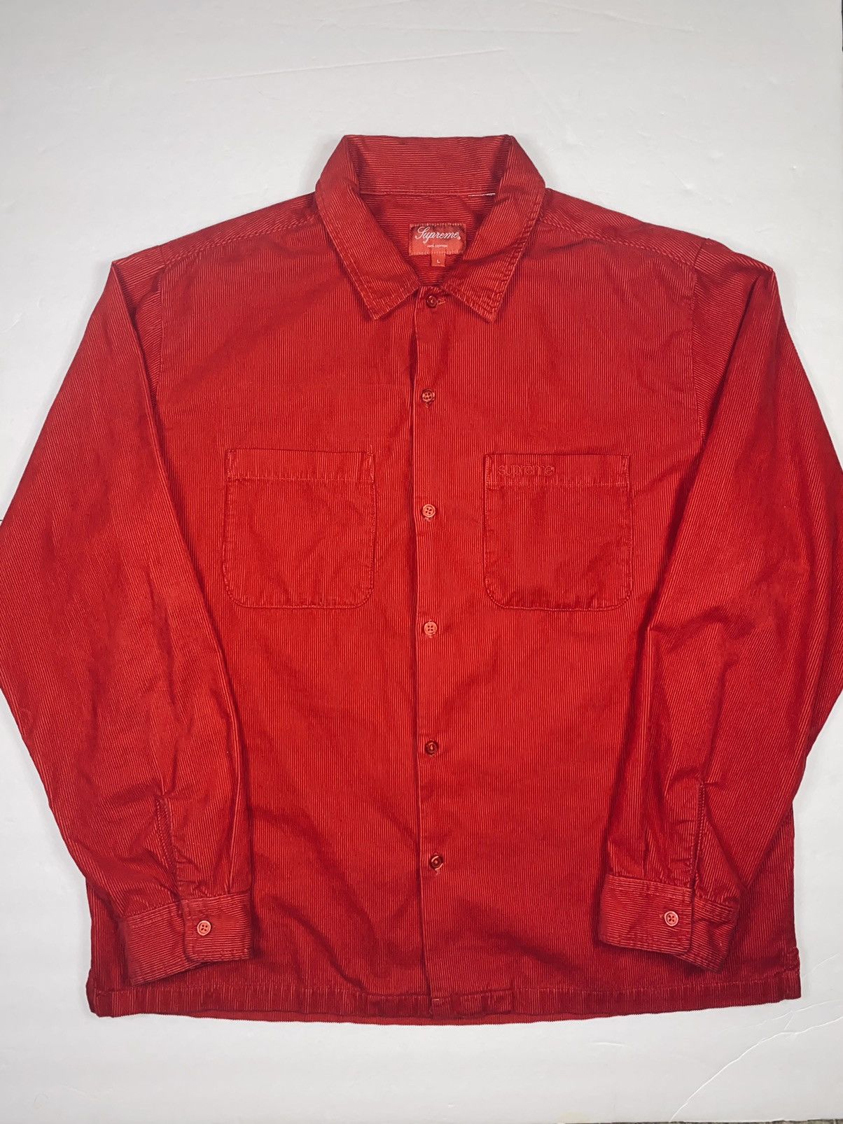Supreme Supreme Corduroy Button Up Size US L / EU 52-54 / 3 - 1 Thumbnail