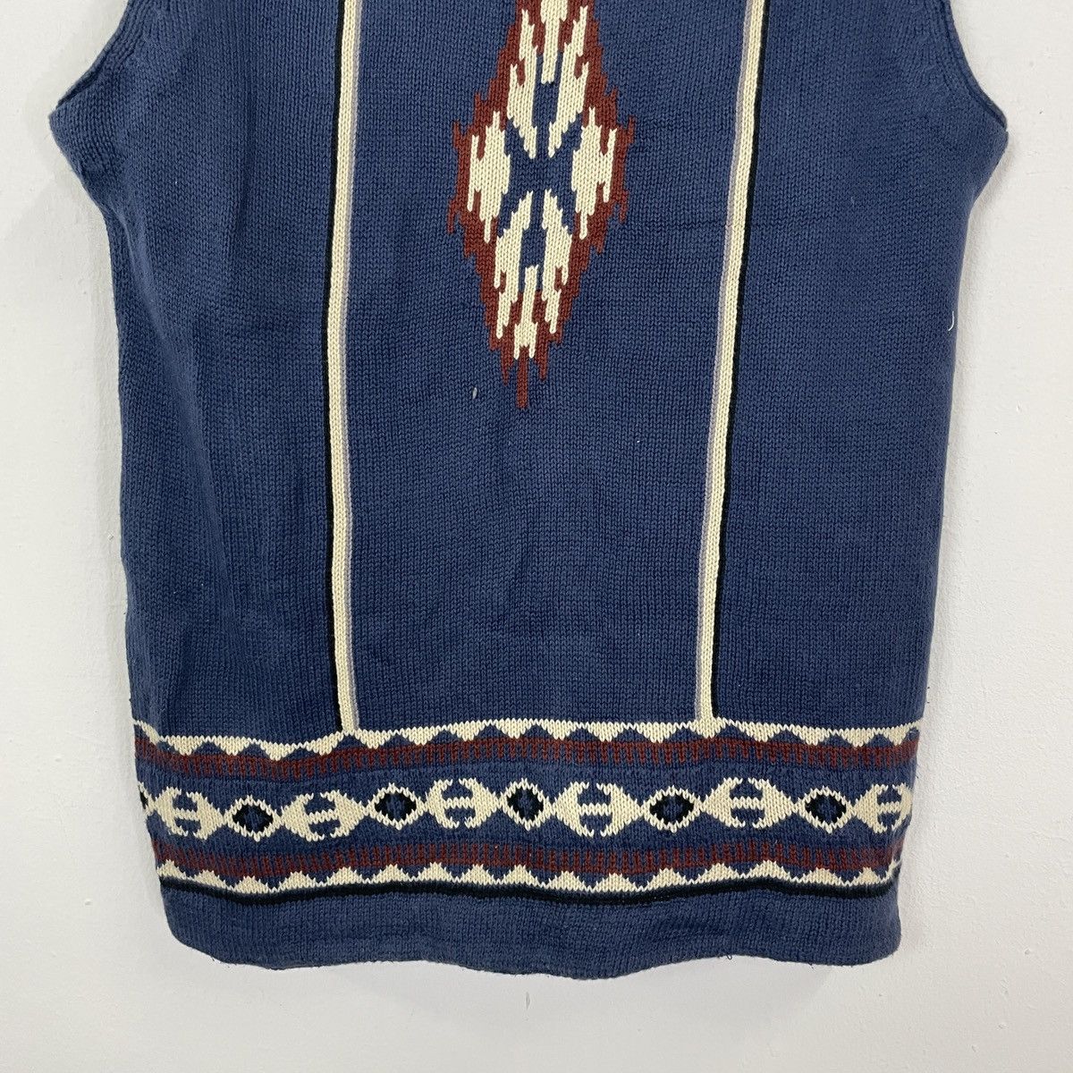 Aran Isles Knitwear Vintage Overwhelm Aztex Navajo Sleeveless Knitwear Size US M / EU 48-50 / 2 - 10 Thumbnail