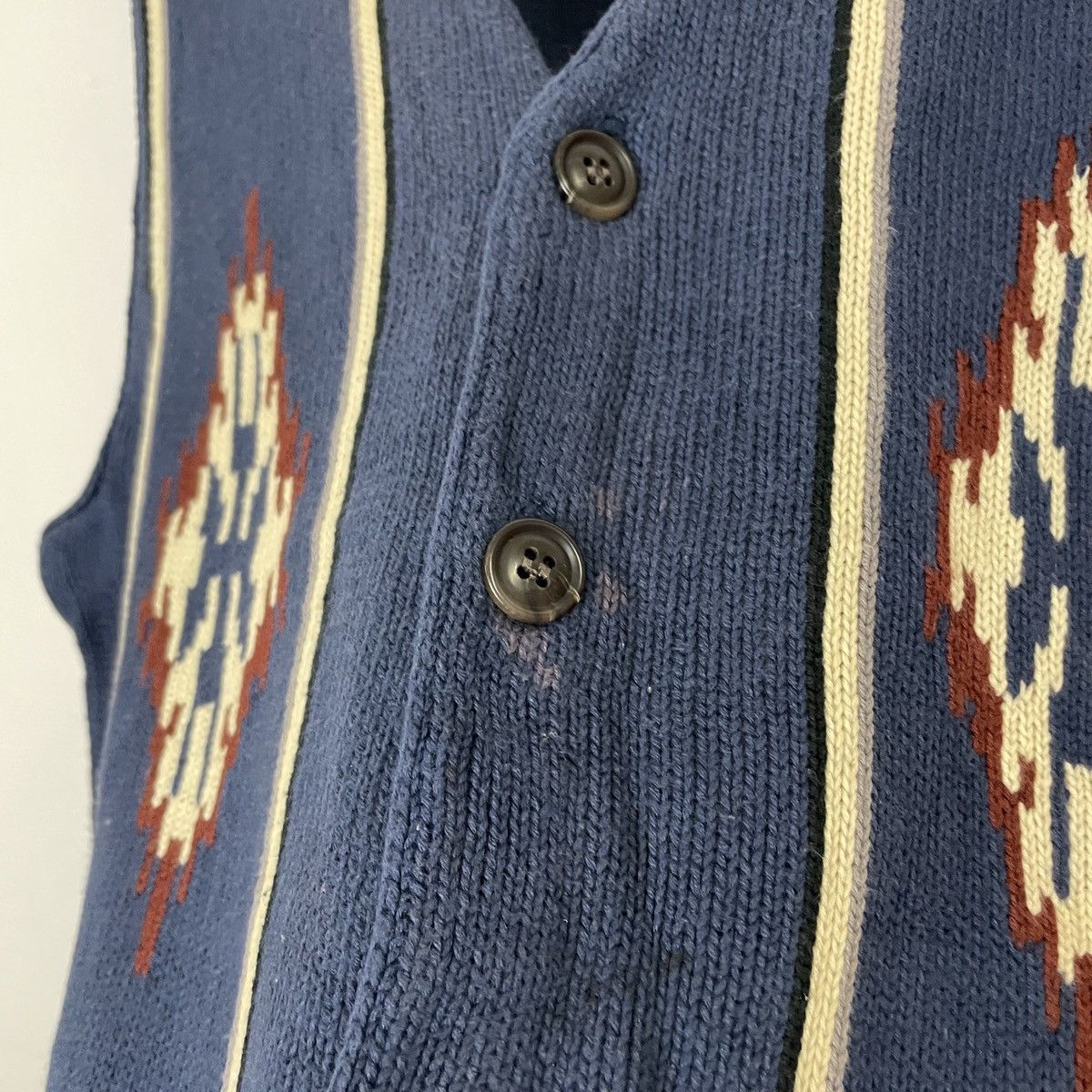 Aran Isles Knitwear Vintage Overwhelm Aztex Navajo Sleeveless Knitwear Size US M / EU 48-50 / 2 - 4 Thumbnail