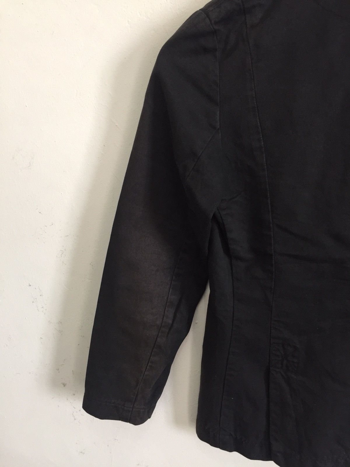 Maison Margiela OG Maison Margiela Black Artisanal Faded Jacket Size US XS / EU 42 / 0 - 8 Thumbnail