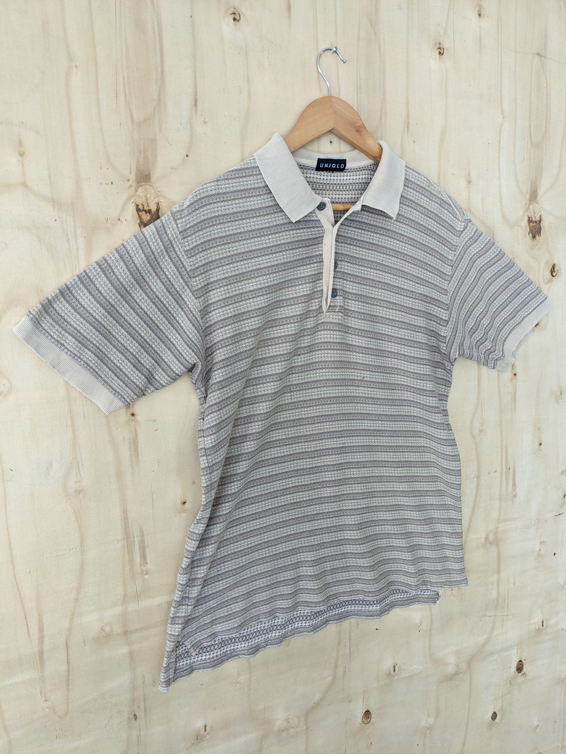 Japanese Brand × Uniqlo × Vintage Vintage Uniqlo Polo Shirt Native Style Size US M / EU 48-50 / 2 - 3 Thumbnail