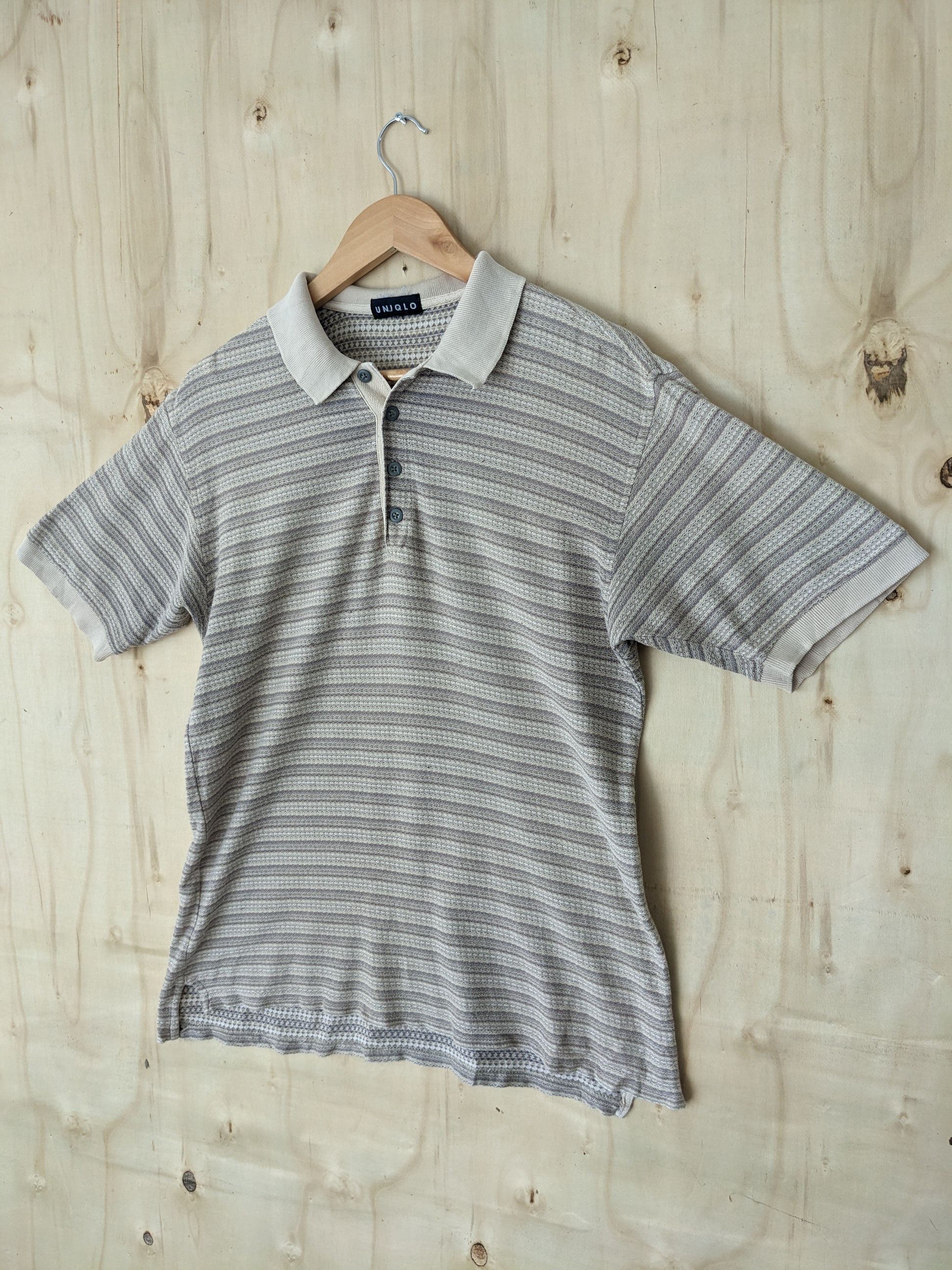 Japanese Brand × Uniqlo × Vintage Vintage Uniqlo Polo Shirt Native Style Size US M / EU 48-50 / 2 - 2 Thumbnail