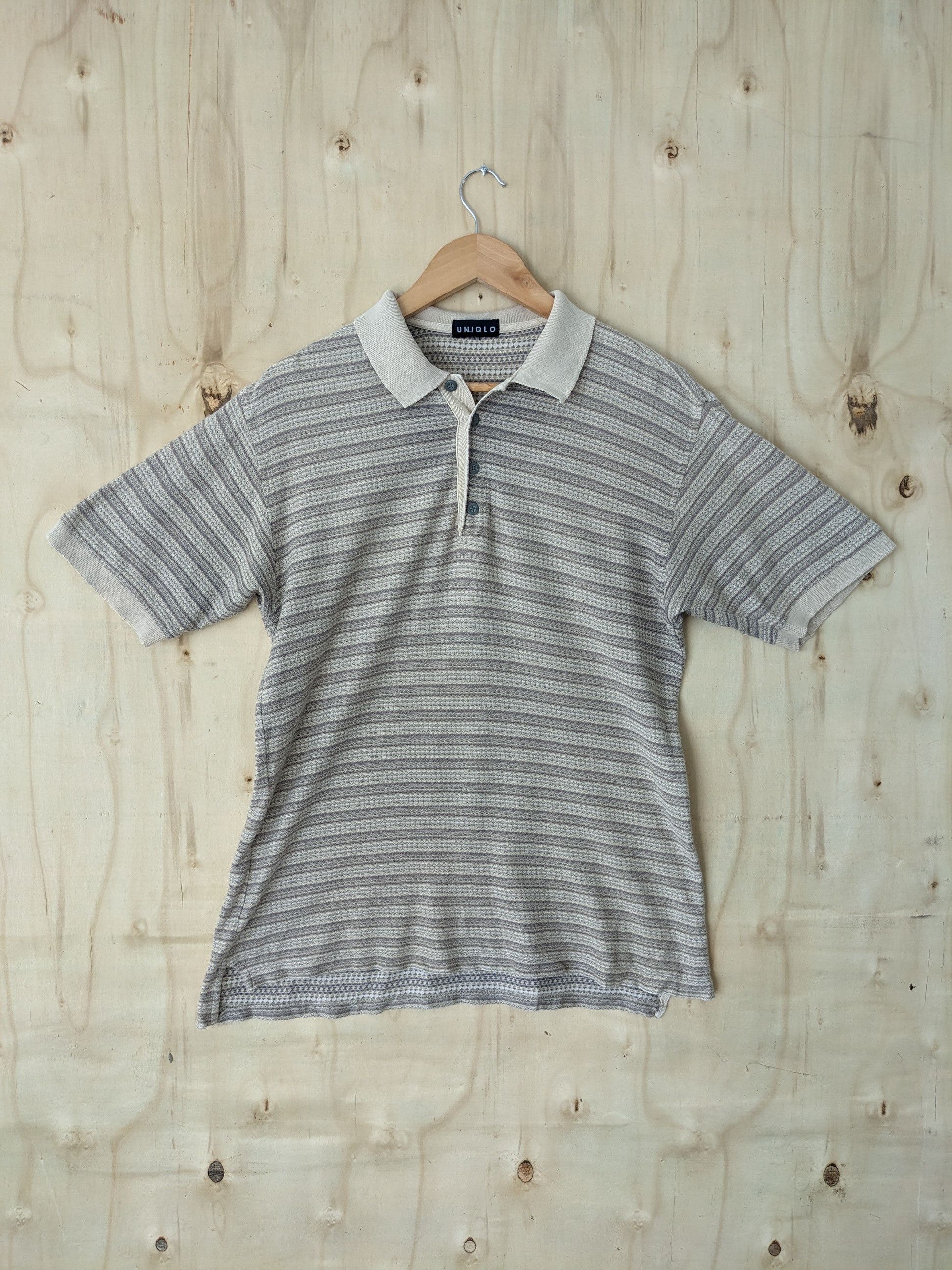Japanese Brand × Uniqlo × Vintage Vintage Uniqlo Polo Shirt Native Style Size US M / EU 48-50 / 2 - 1 Thumbnail
